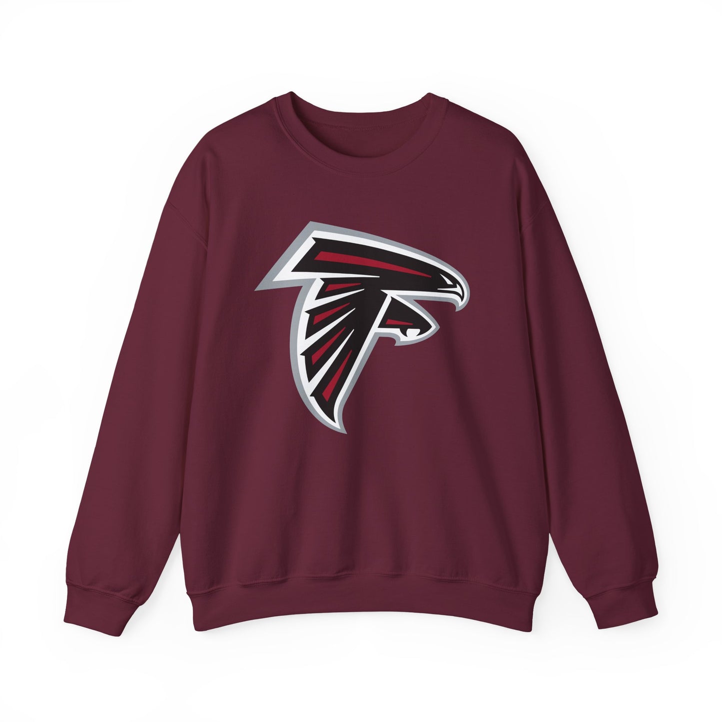 Falcon Head Logo Sweatshirt | Sports Team Fan Crewneck