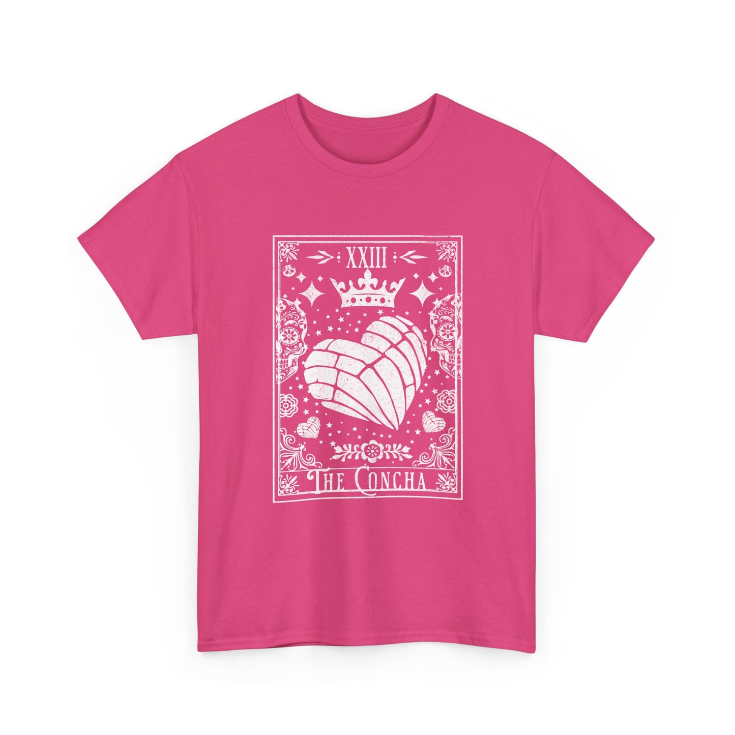 La Concha Tarot Card Tee | Shell Illustration, XIII Symbol, Occult Floral Design