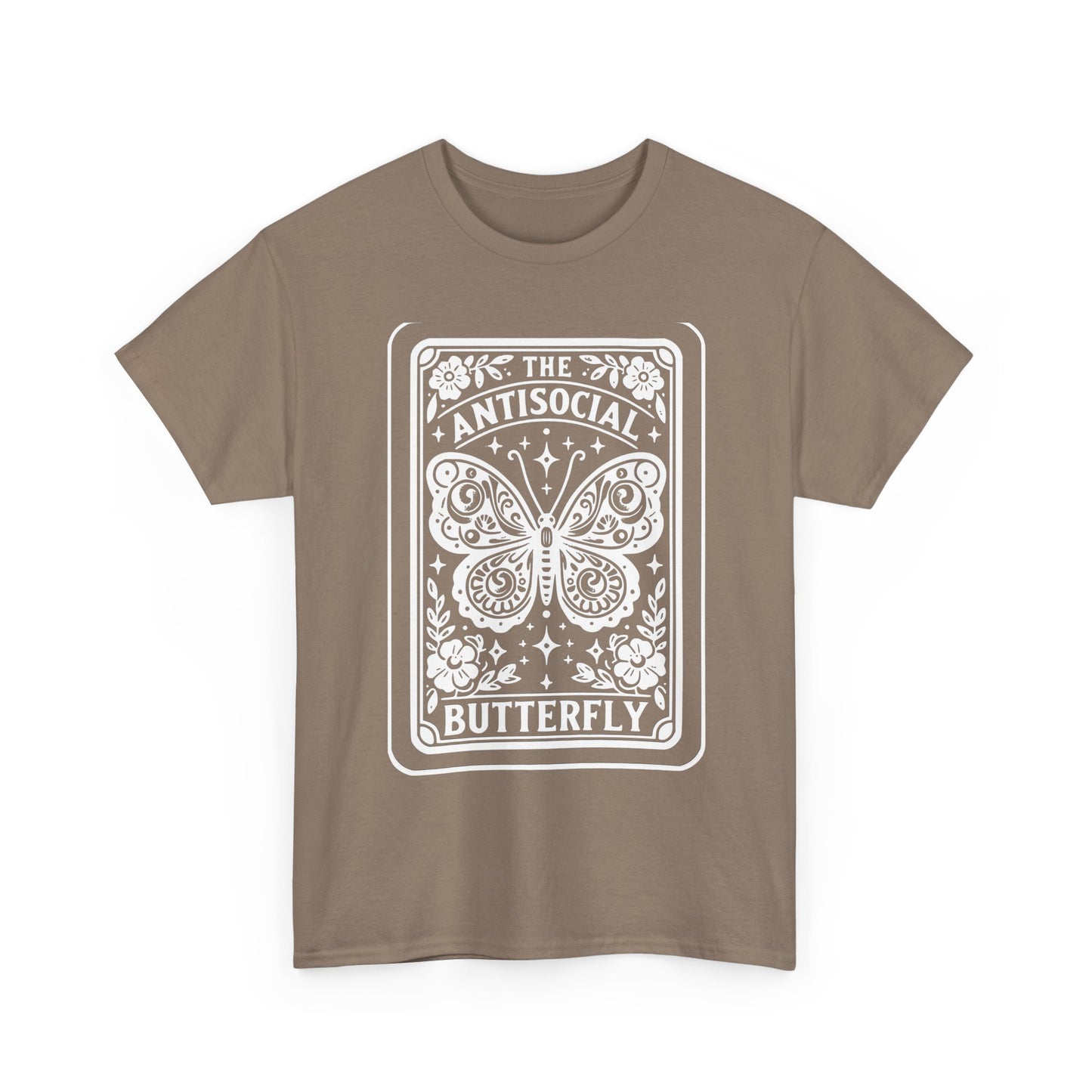 Antisocial Butterfly T-Shirt | Decorative Butterfly Illustration
