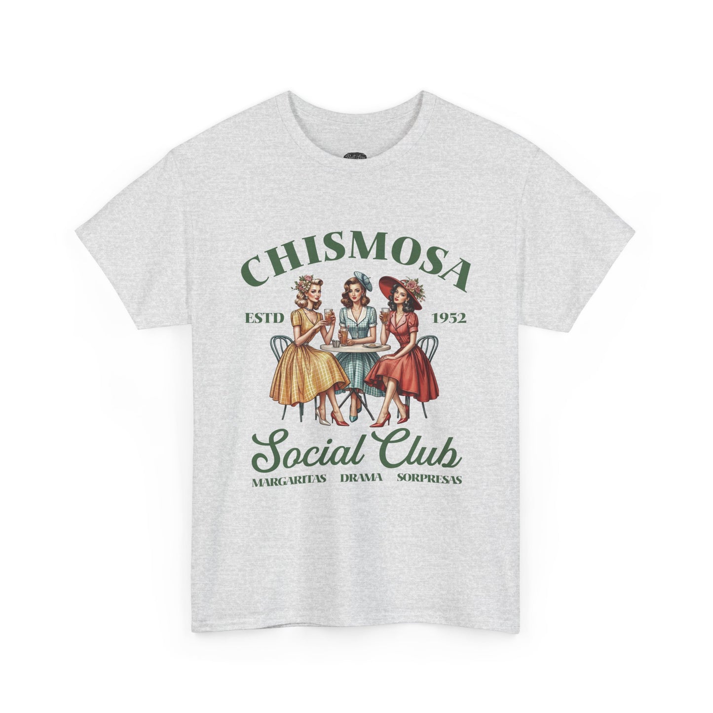 Chismosa Social Club Tee | Vintage Women Gossip Illustration