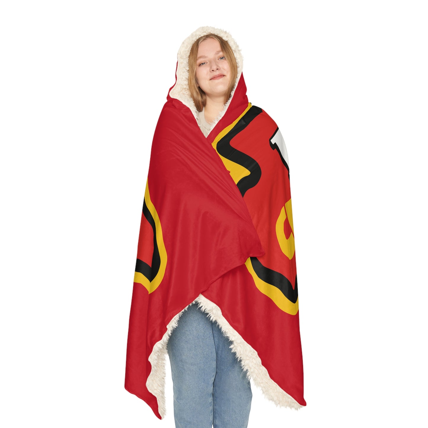Kansas City Chiefs Blanket | Hooded Throw, NFL Team Logo Red