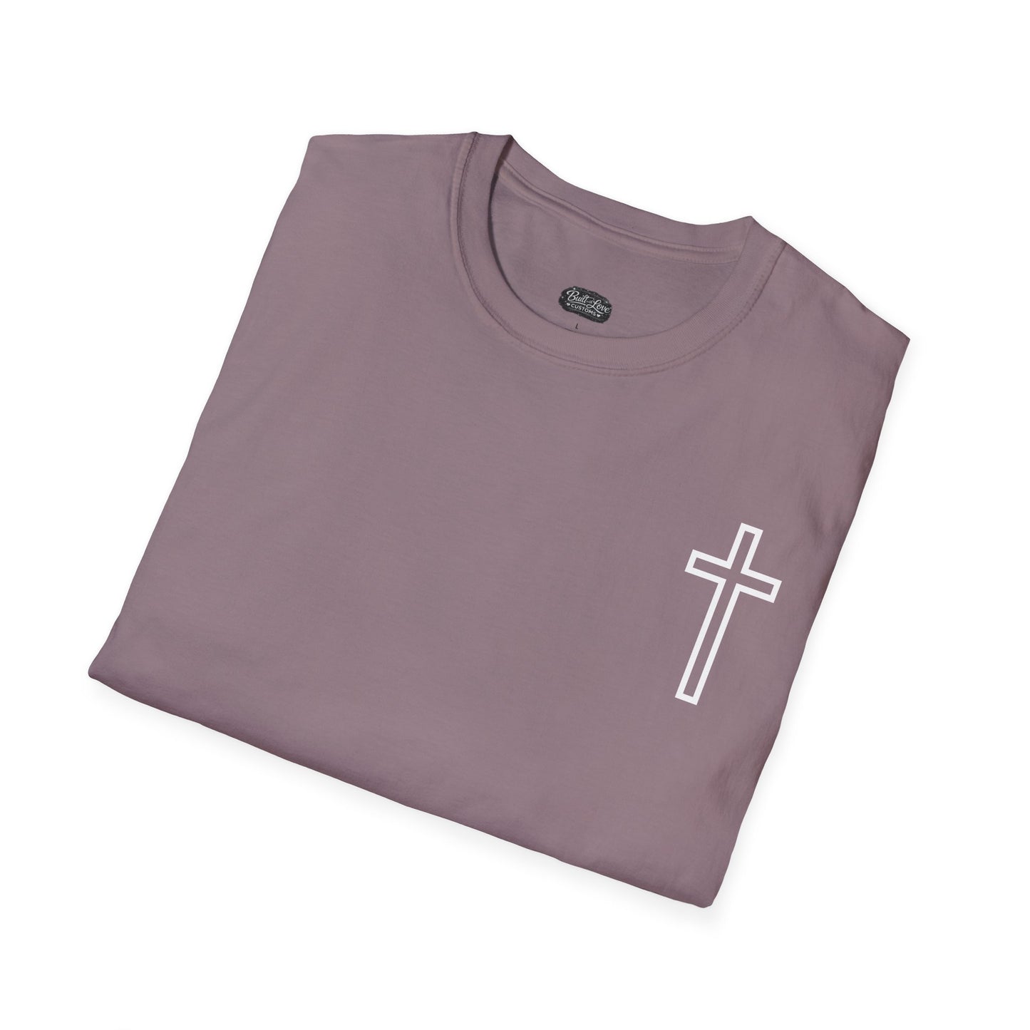 Blessed Through the Storm Christian T-Shirt — Women’s Faith Cross Tee