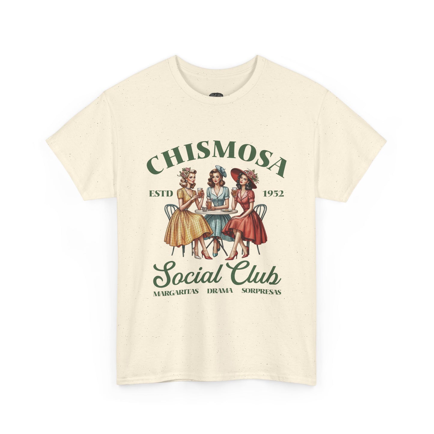 Chismosa Social Club Tee | Vintage Women Gossip Illustration