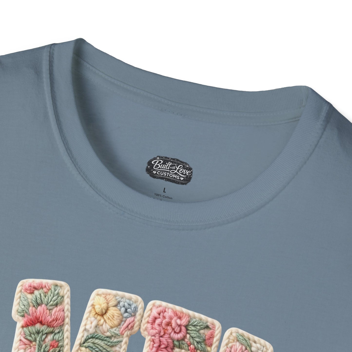 Alien Floral Script T-Shirt — Pink Bow Graphic Tee