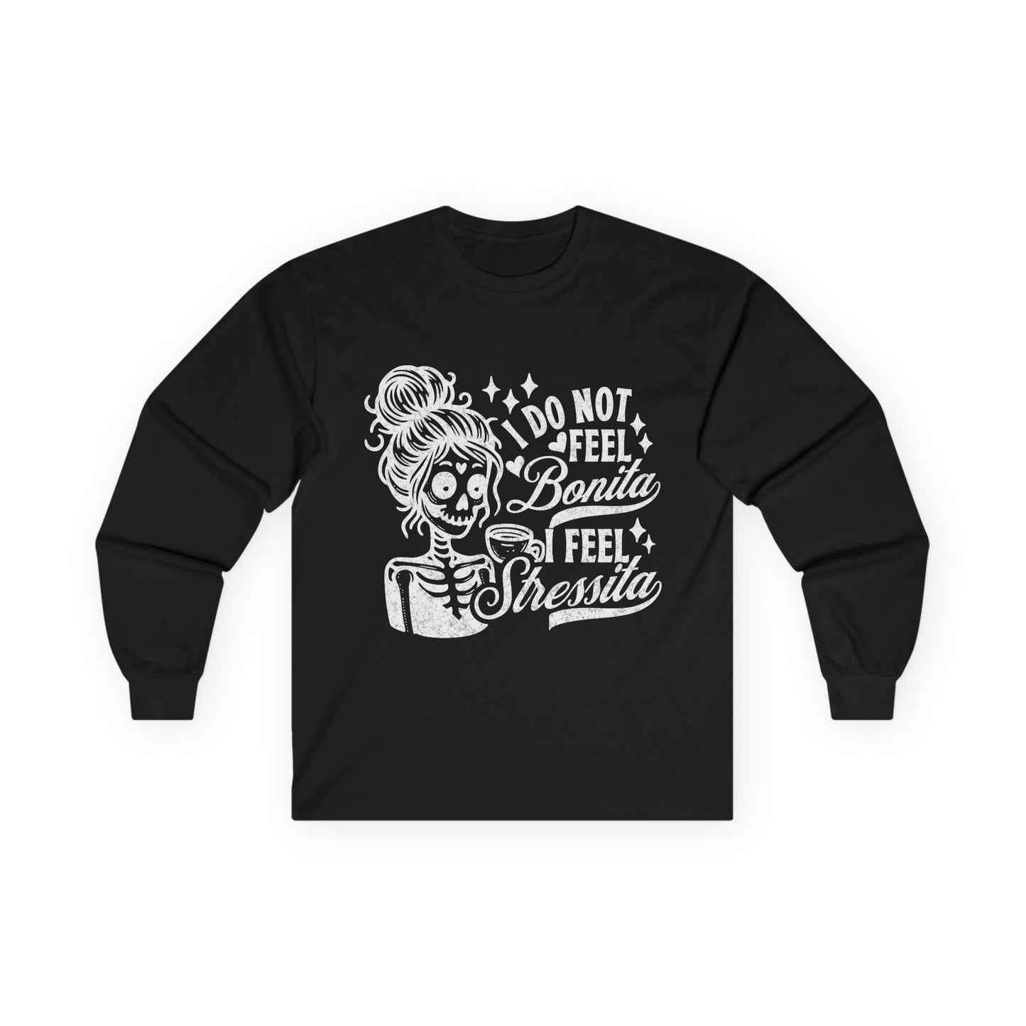 Day of the Dead Skeleton Tee | Long Sleeve Skull Floral Shirt