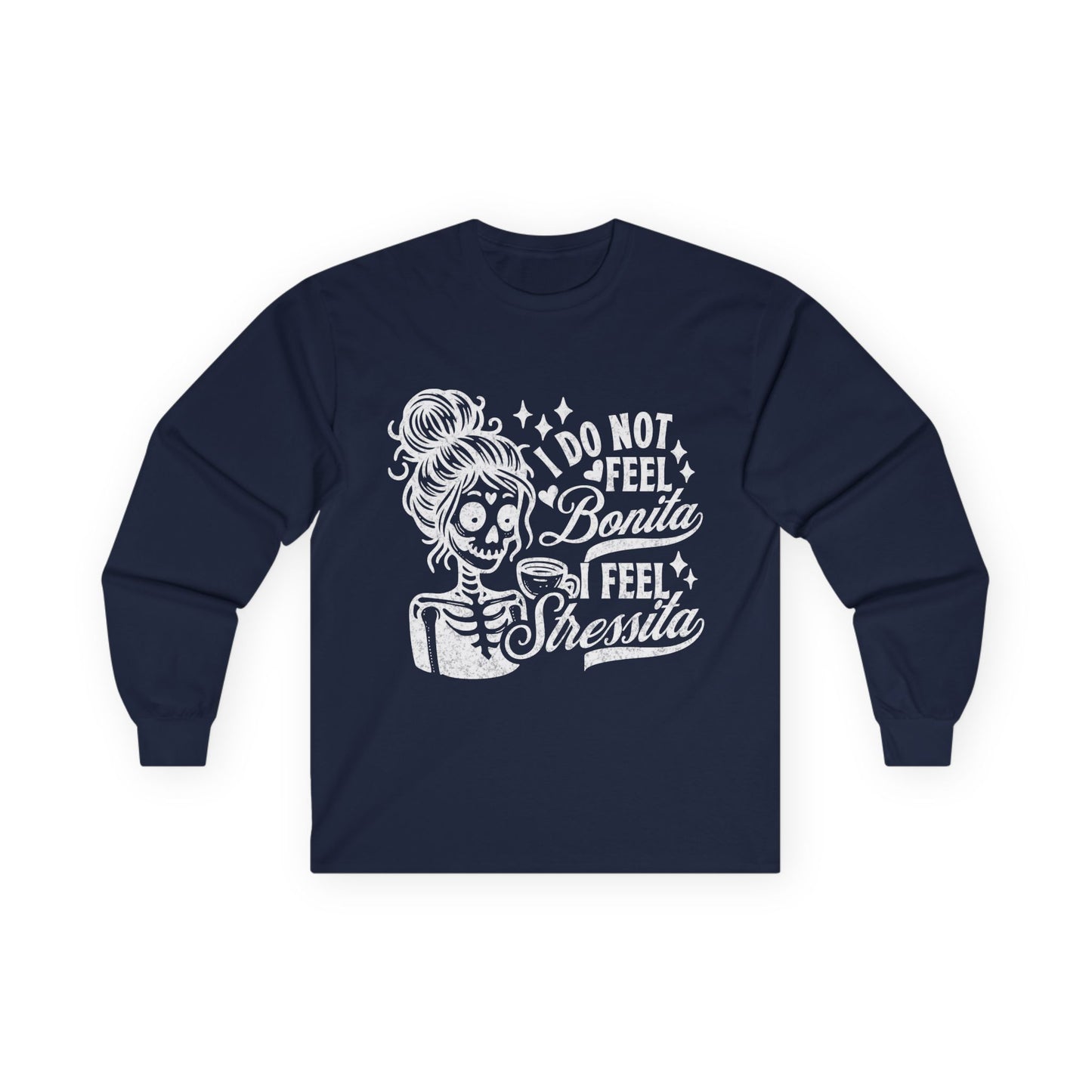 Day of the Dead Skeleton Tee | Long Sleeve Skull Floral Shirt