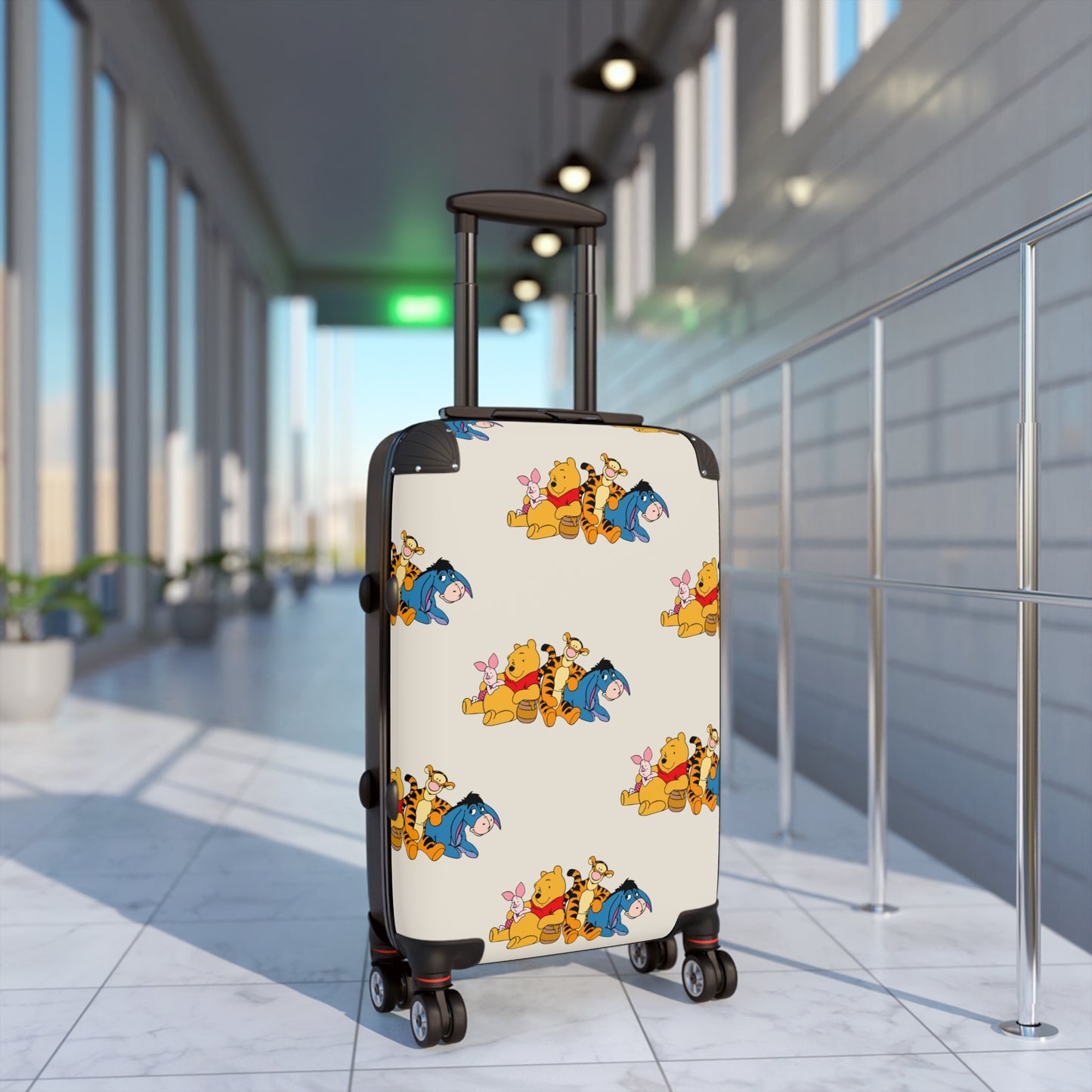 Winnie the Pooh Characters Suitcase | Pooh, Tigger, Piglet, Eeyore Luggage