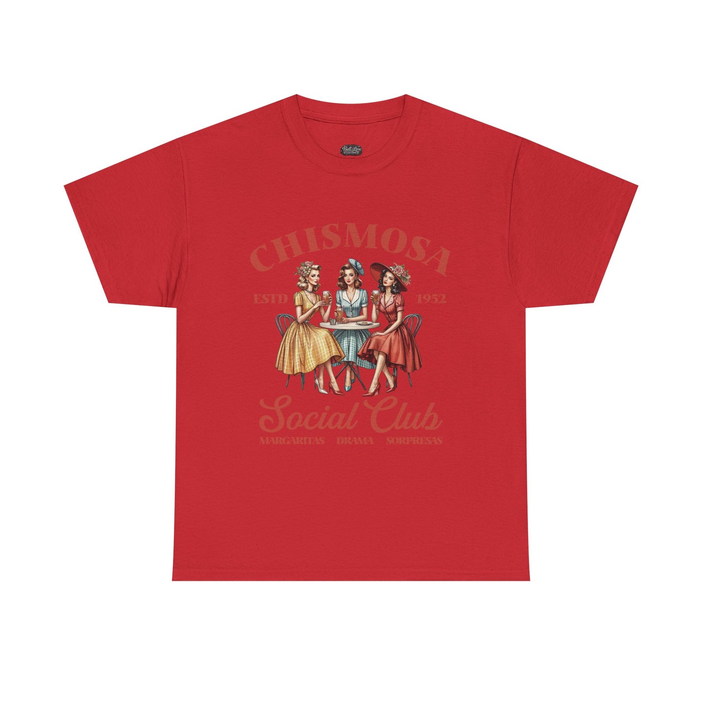 Chismosa Social Club Tee | Retro Ladies Gossip Graphic Shirt
