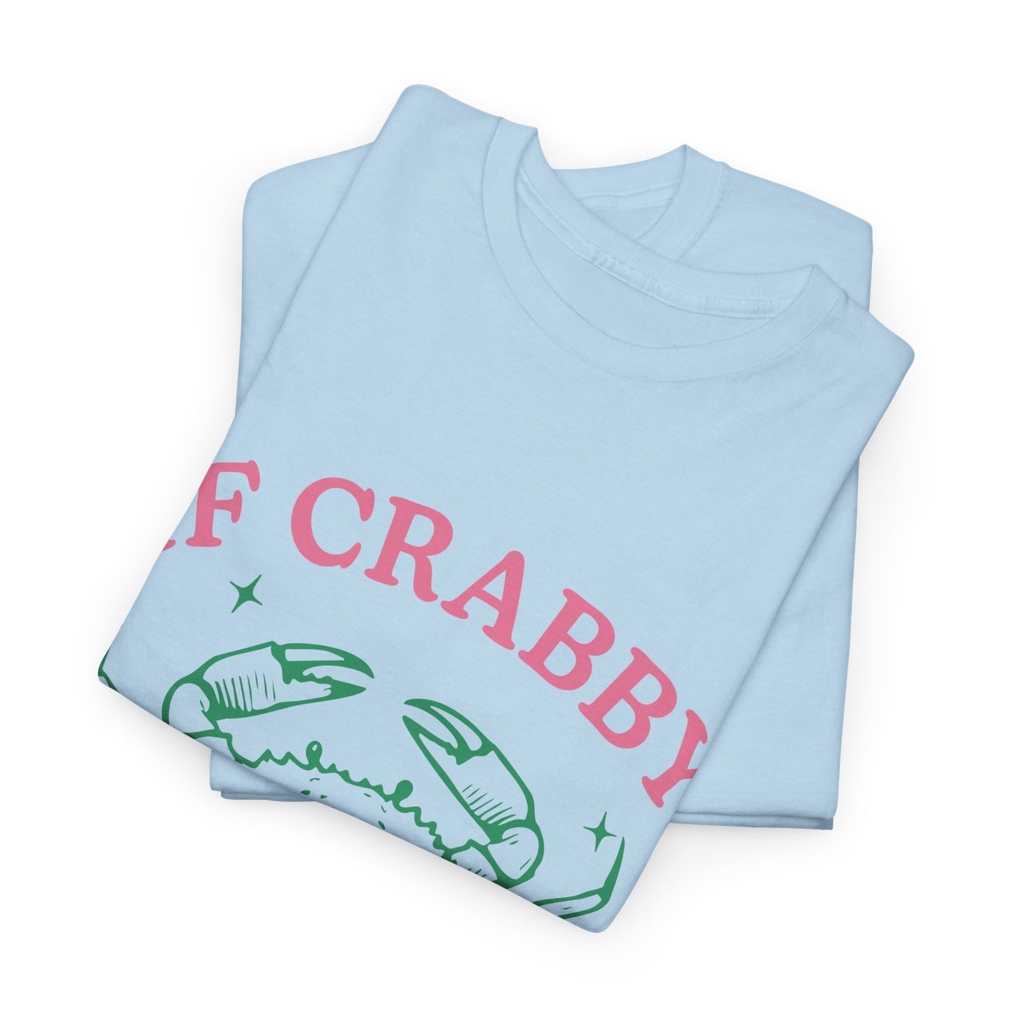 Crabby Beach Tee – “If Crabby Please Return to the Beach” Cute Crab Graphic T-Shirt