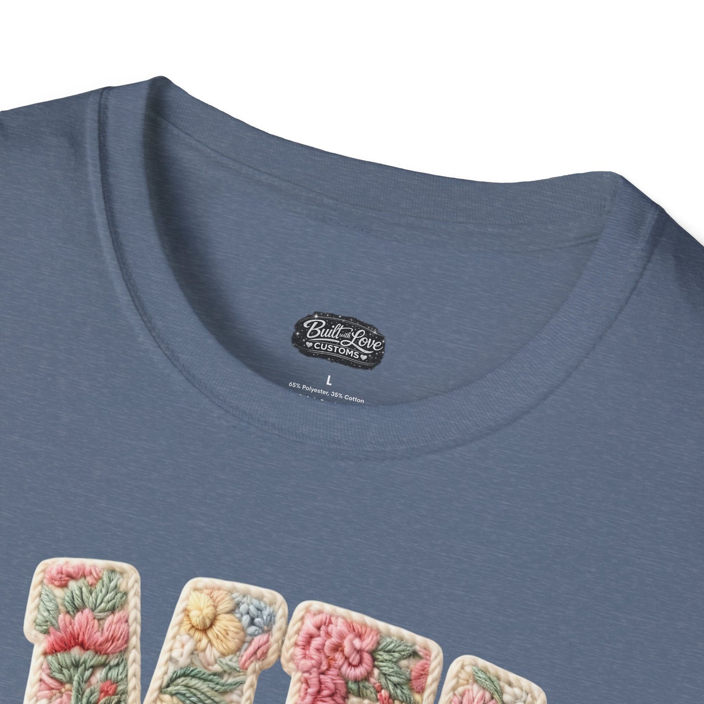 Alien Floral Script T-Shirt — Pink Bow Graphic Tee