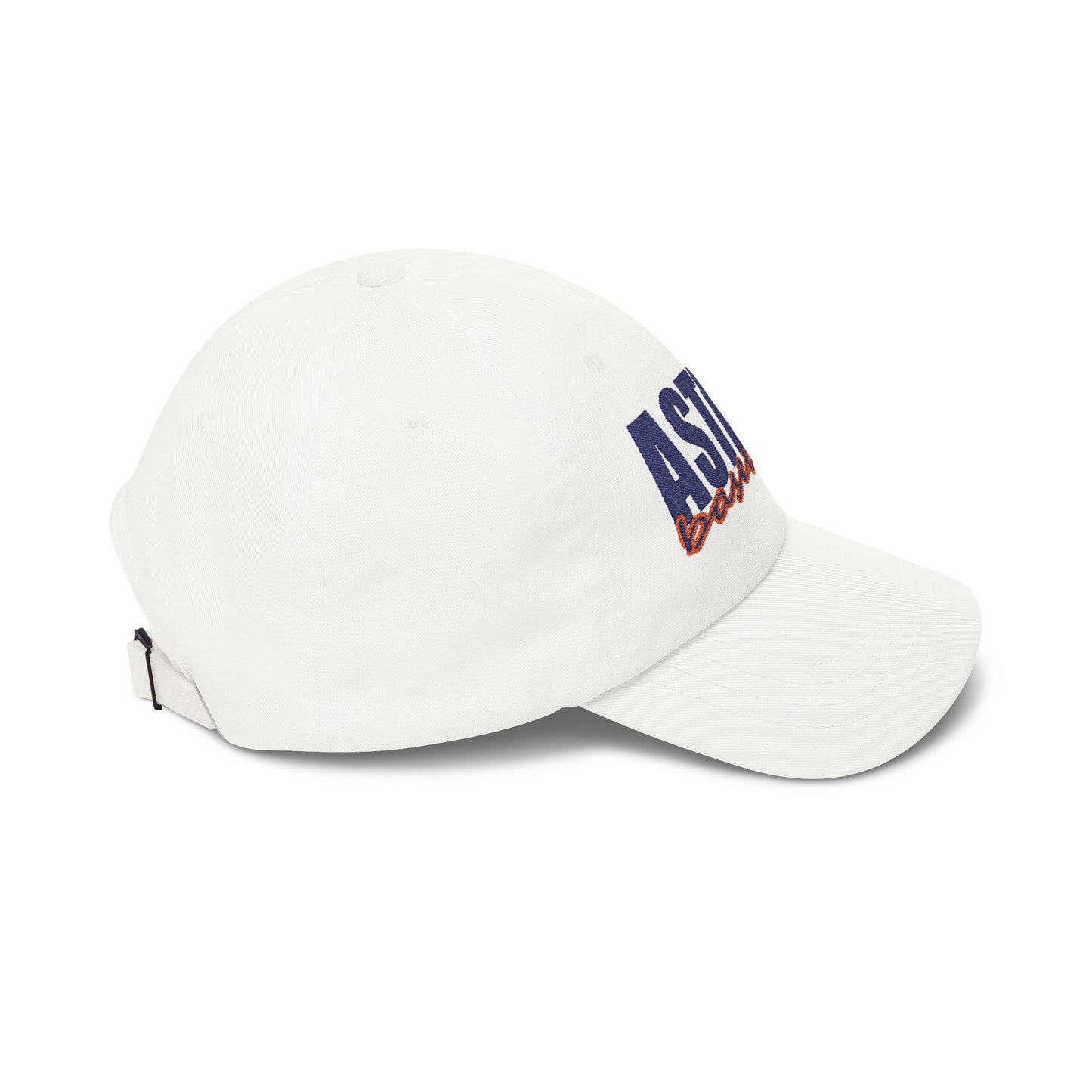 Astros baseball Dad Cap | Embroidered white baseball cap