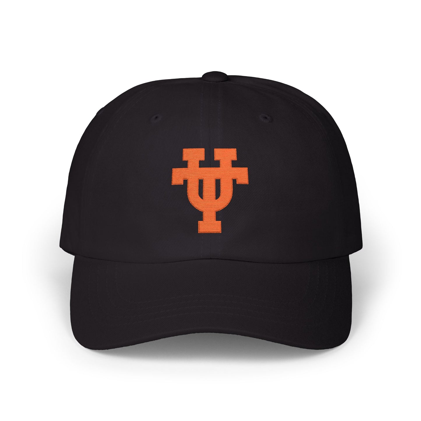 Orange Block Monogram UT Dad Cap | Embroidered University Lettering