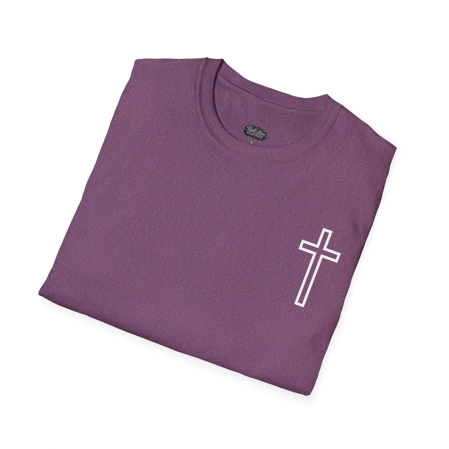 Blessed Through the Storm Christian T-Shirt — Women’s Faith Cross Tee