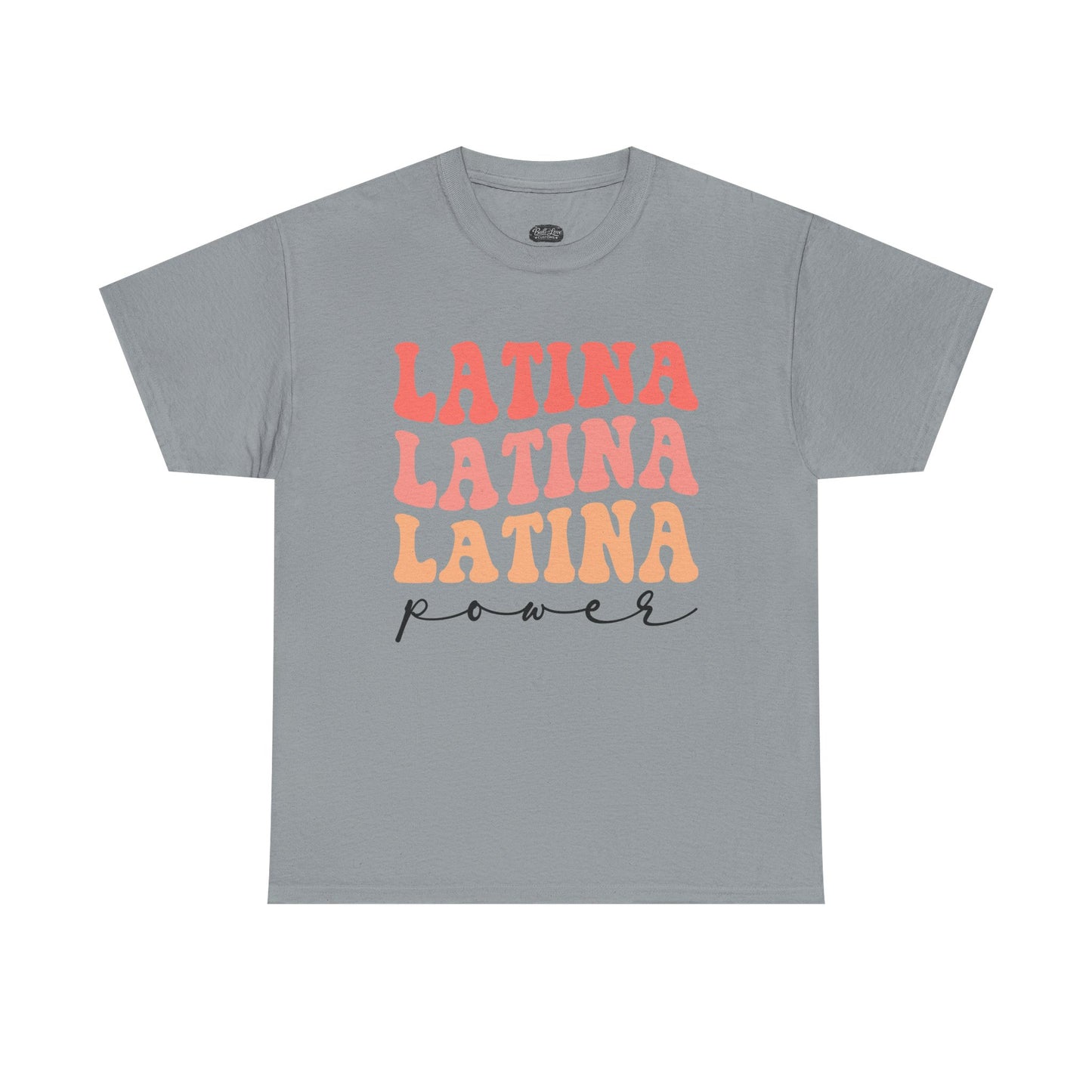 Latina Power tee | Latina Typography Shirt, Retro Script Design