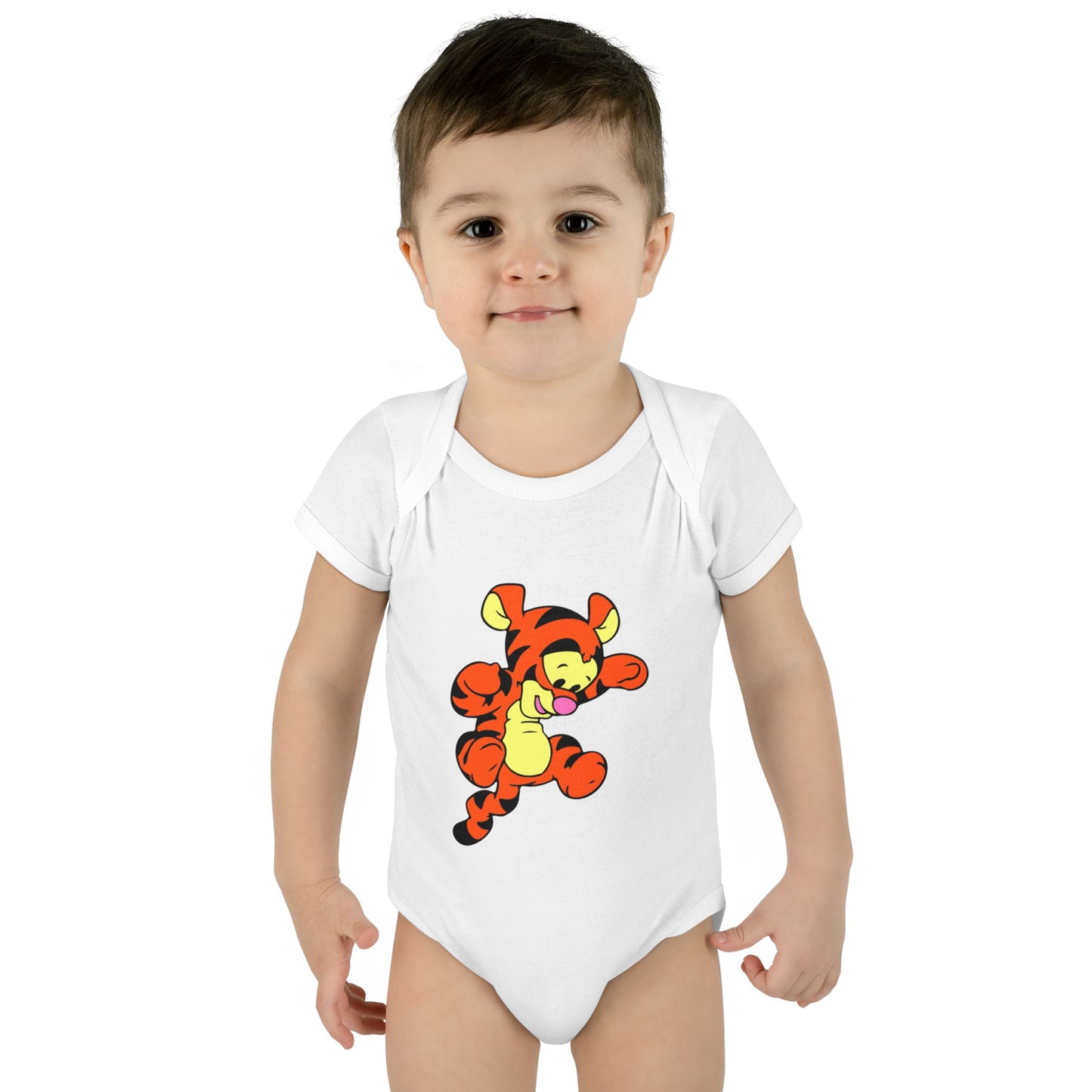 Cute Tiger Cub Infant Bodysuit | Cartoon Baby Tiger Onesie