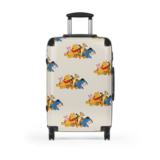 Winnie the Pooh Characters Suitcase | Pooh, Tigger, Piglet, Eeyore Luggage