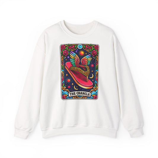 Winged Sombrero Sweatshirt | Lotería Style Mexican Card Art