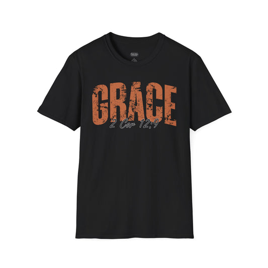 Grace 2 Cor 12:9 T-Shirt | Christian scripture faith tee