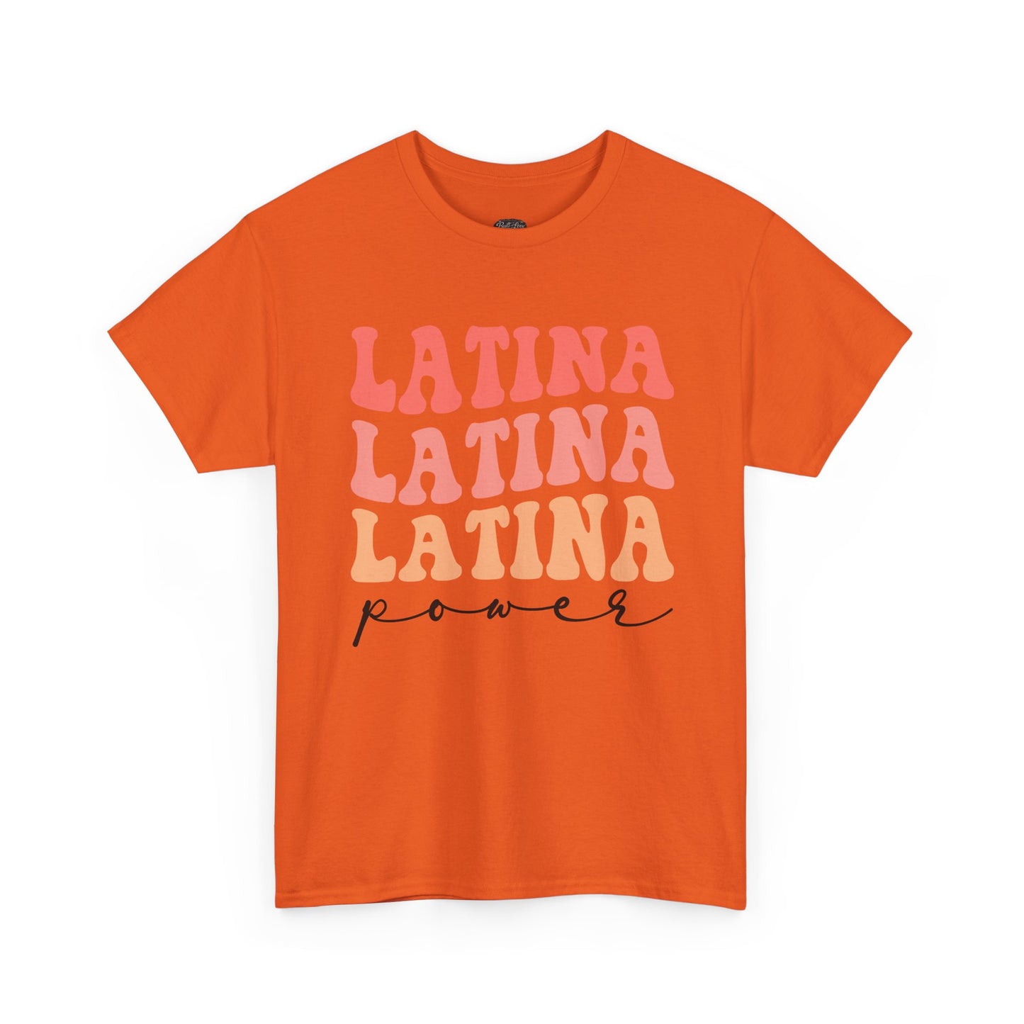 Latina Power tee | Latina Typography Shirt, Retro Script Design