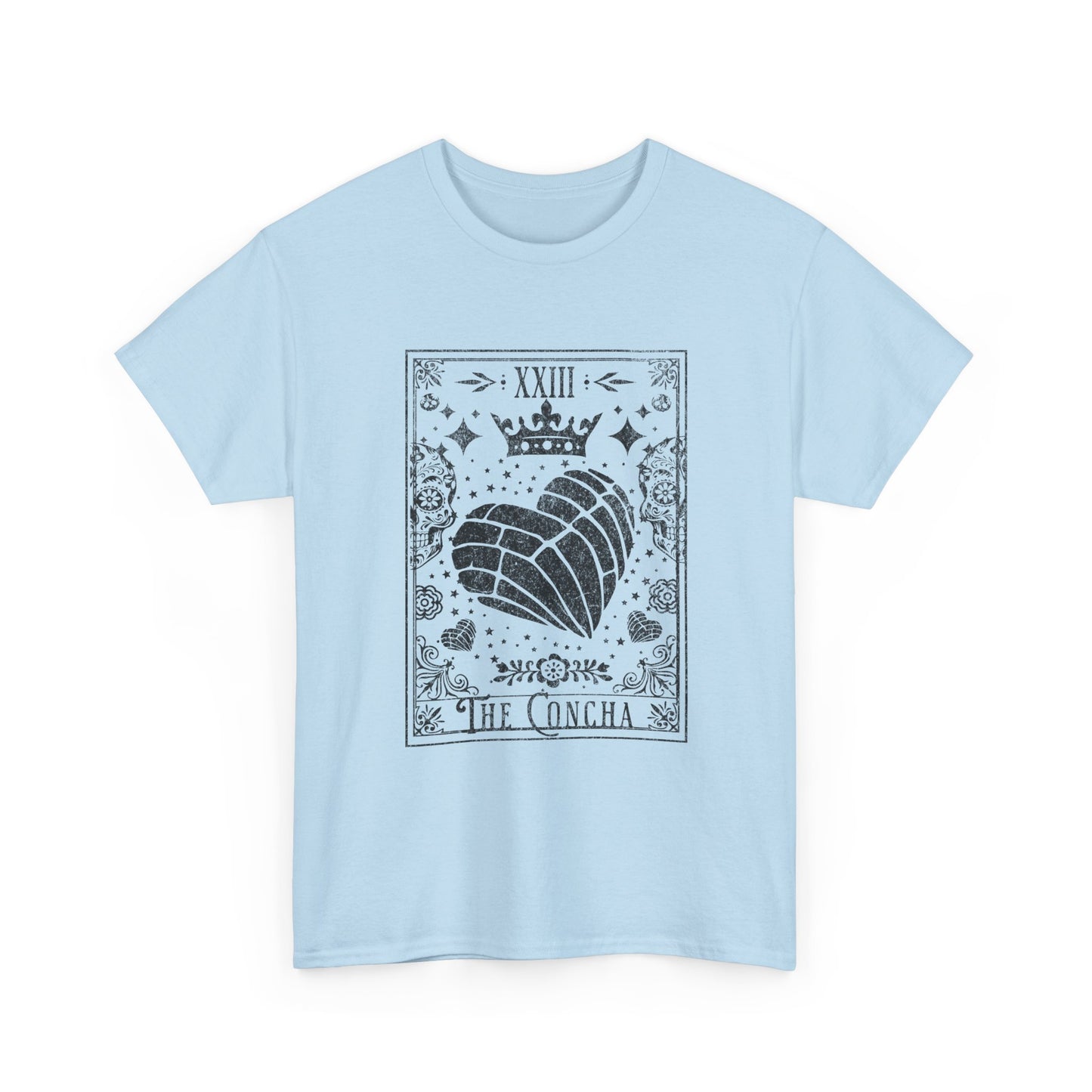 La Concha Tarot Card Tee | Shell Illustration, XIII Symbol, Occult Floral Design