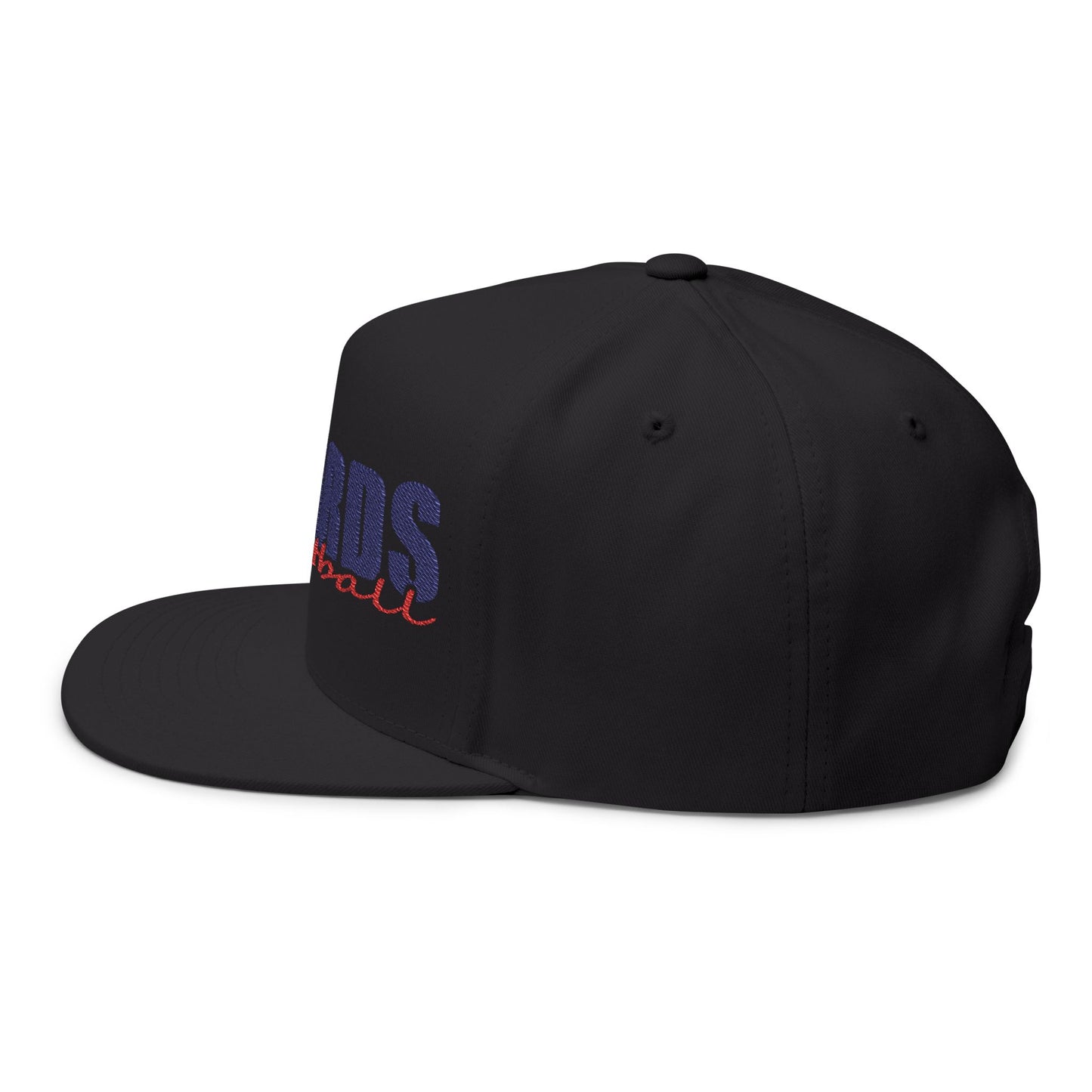 Wizards basketball Flat Bill Cap | Embroidered snapback