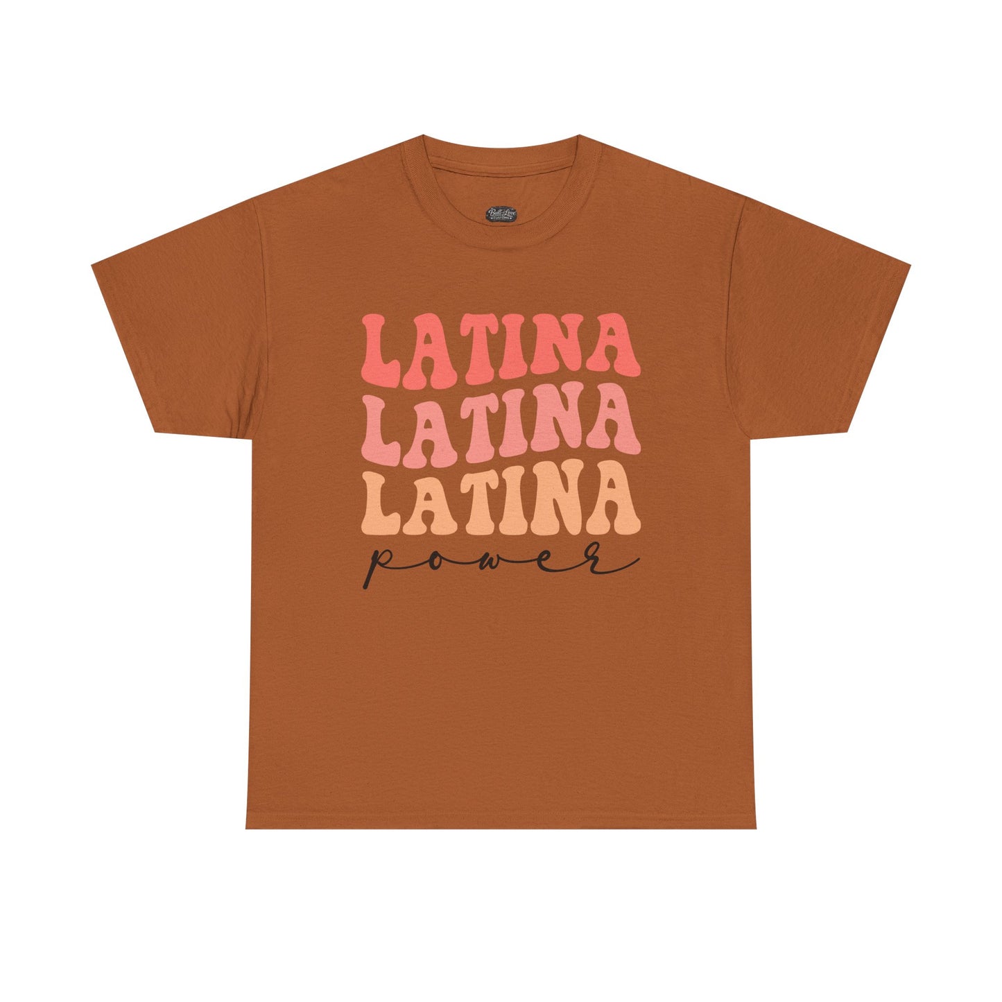 Latina Power tee | Latina Typography Shirt, Retro Script Design