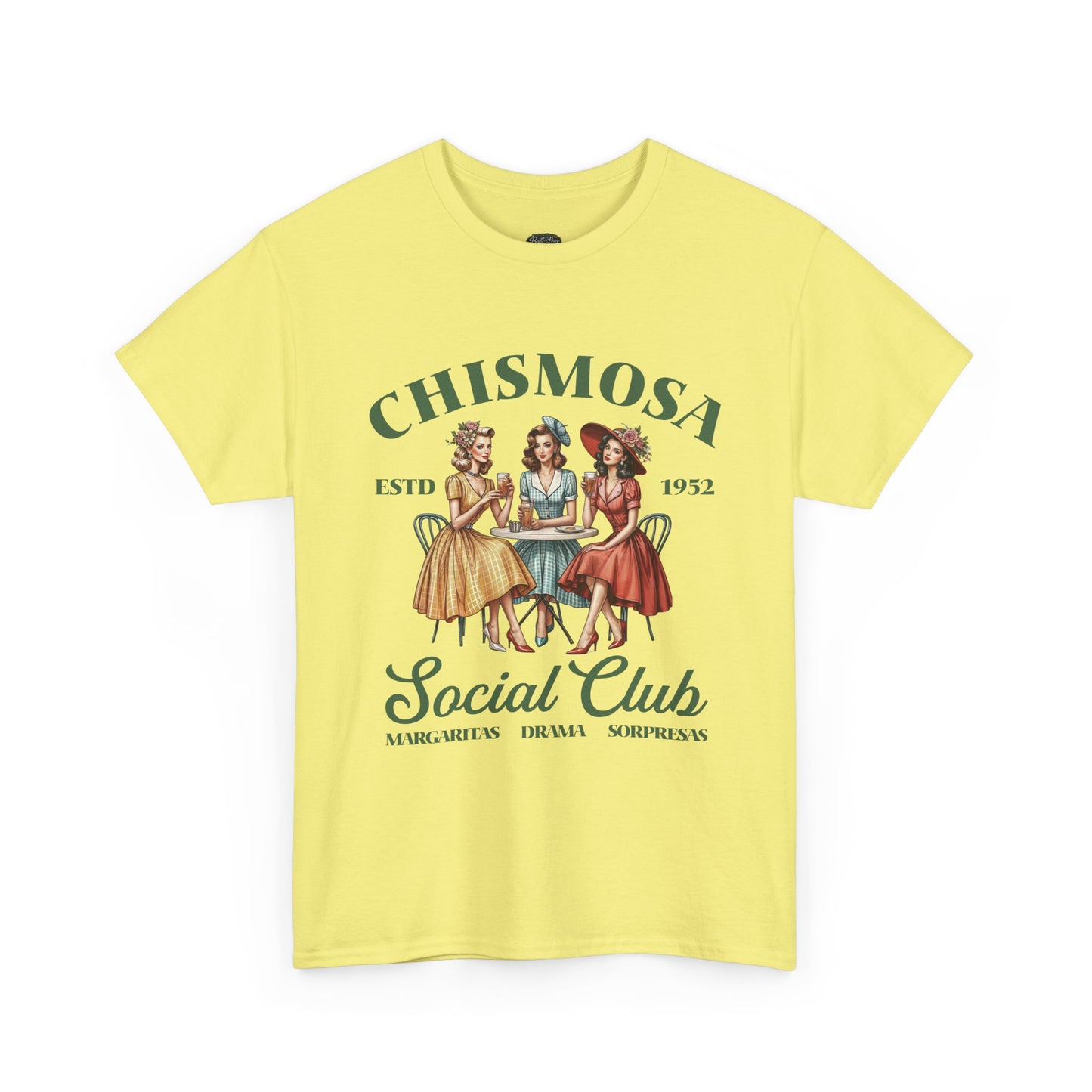 Chismosa Social Club Tee | Vintage Women Gossip Illustration