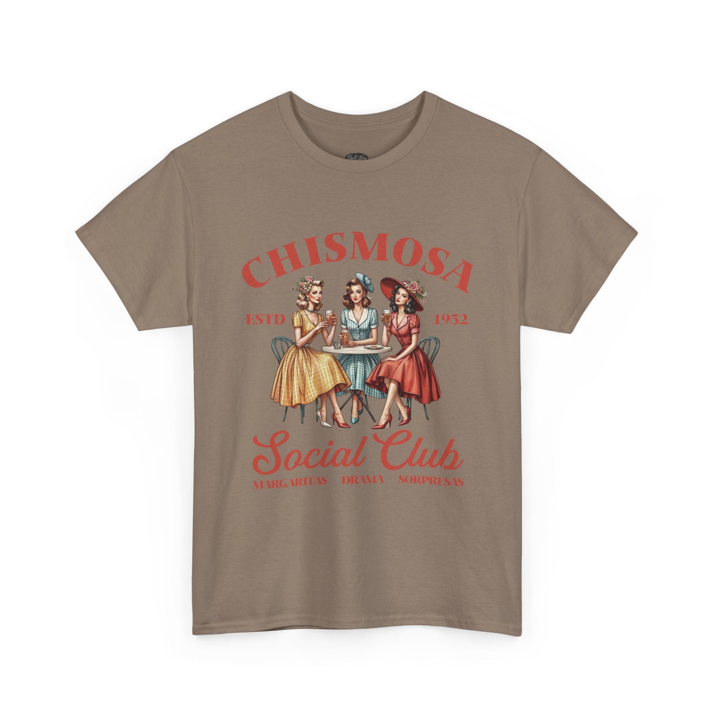 Chismosa Social Club Tee | Retro Ladies Gossip Graphic Shirt