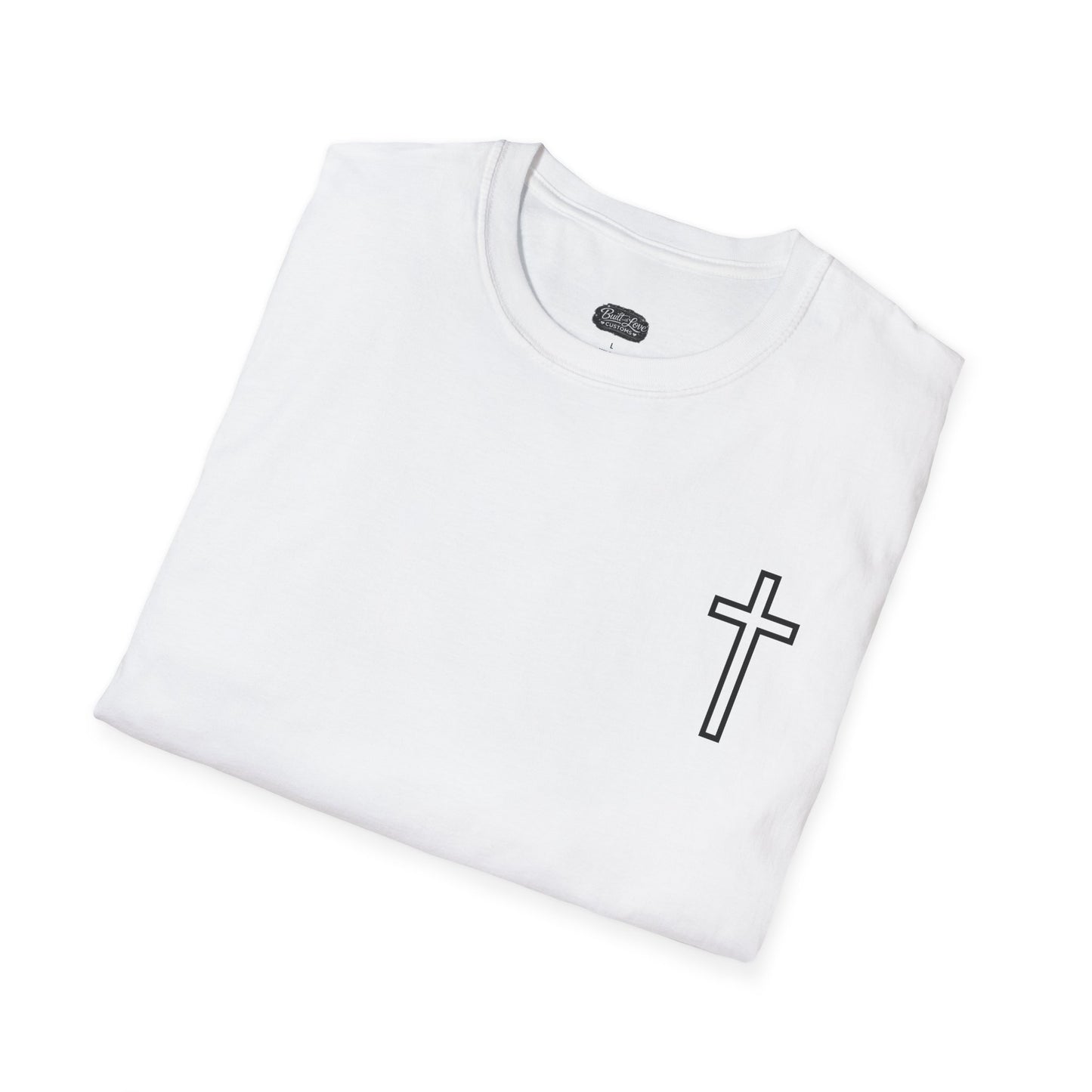 Blessed Who Stand T-Shirt — "Blessed is the woman who stood in faith through the storm" Christian Tee