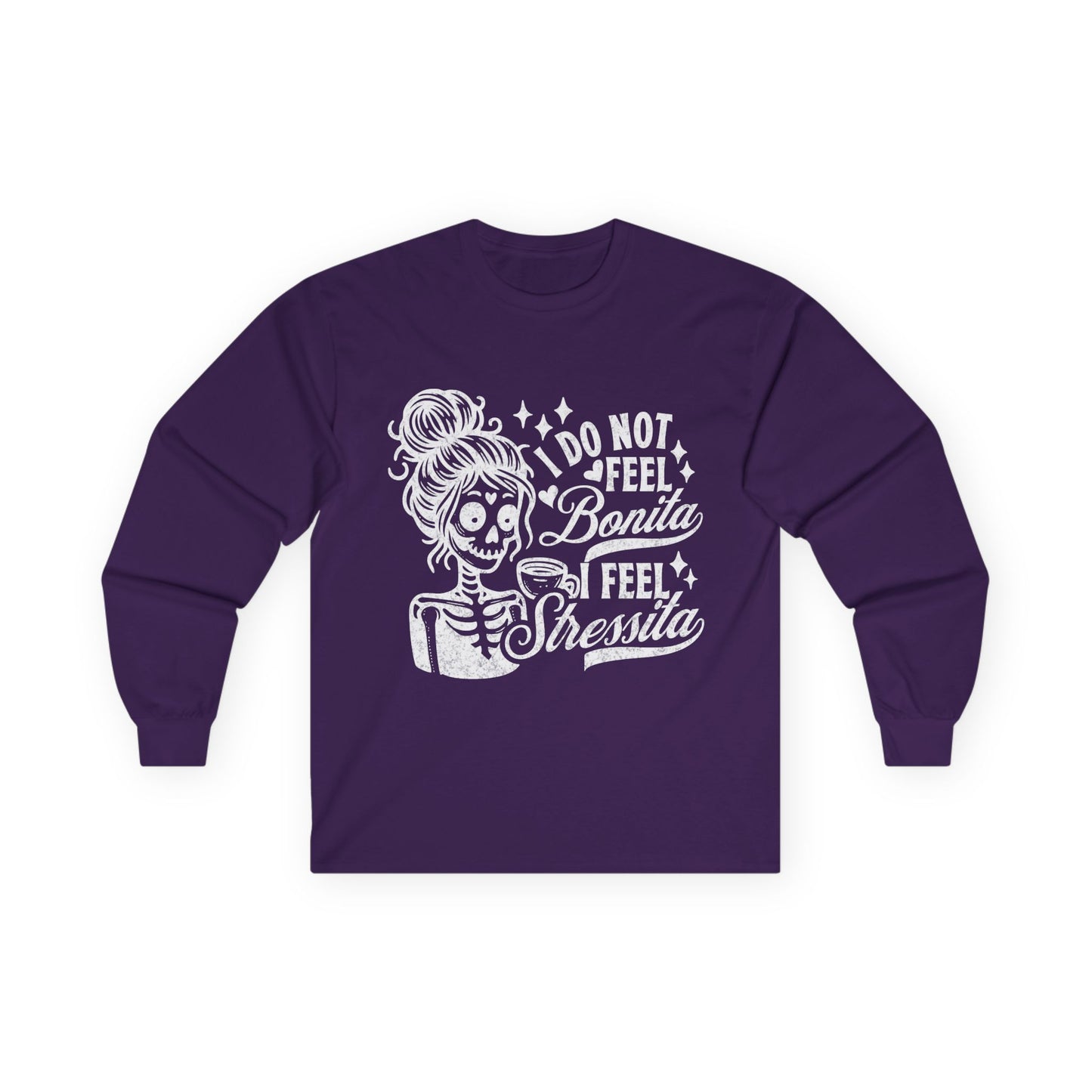 Day of the Dead Skeleton Tee | Long Sleeve Skull Floral Shirt