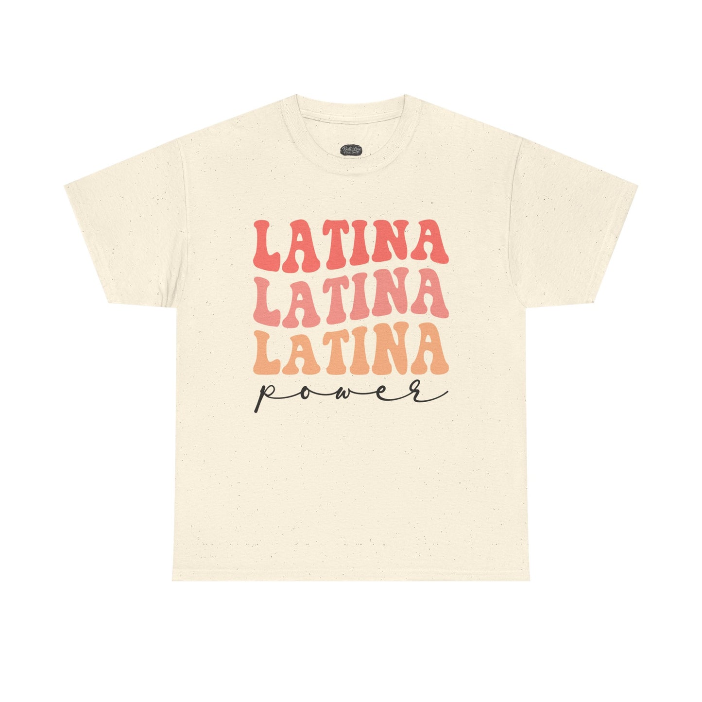 Latina Power tee | Latina Typography Shirt, Retro Script Design