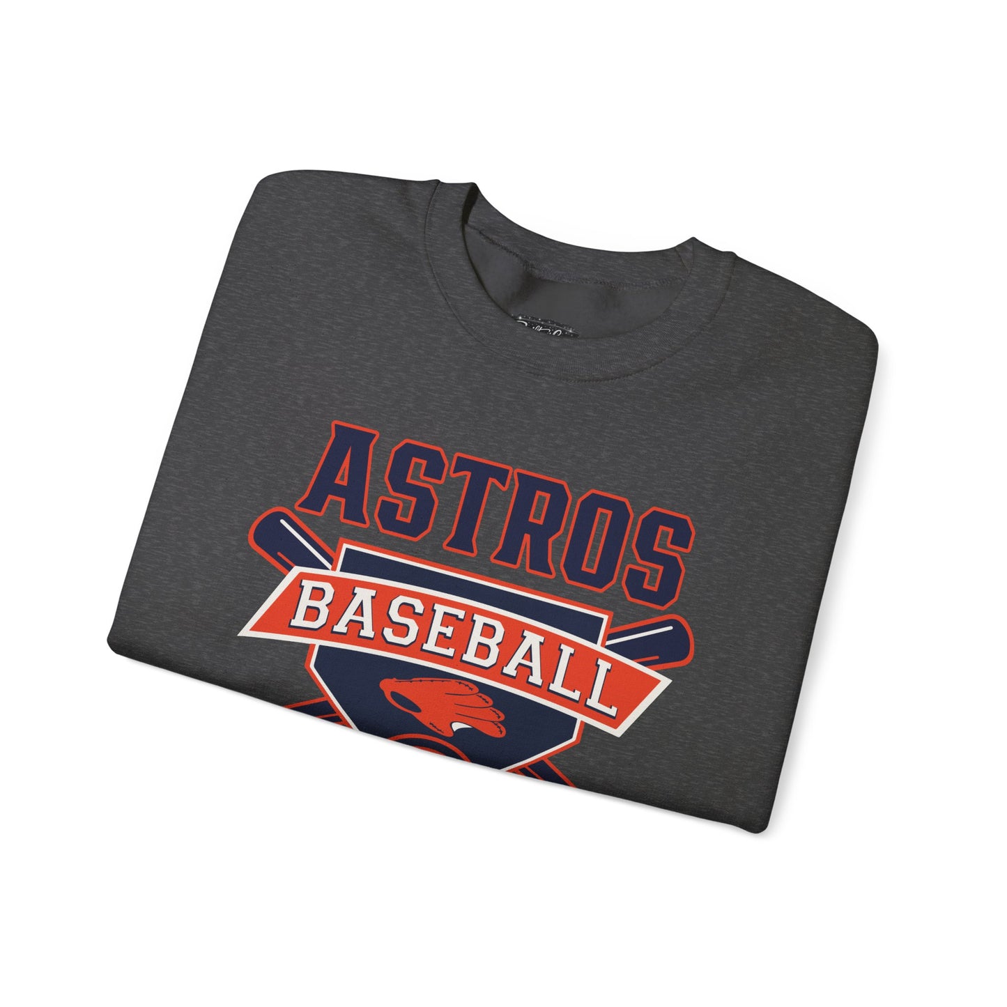 Astros Baseball Crewneck Sweatshirt | Baseball Team Logo Pullover