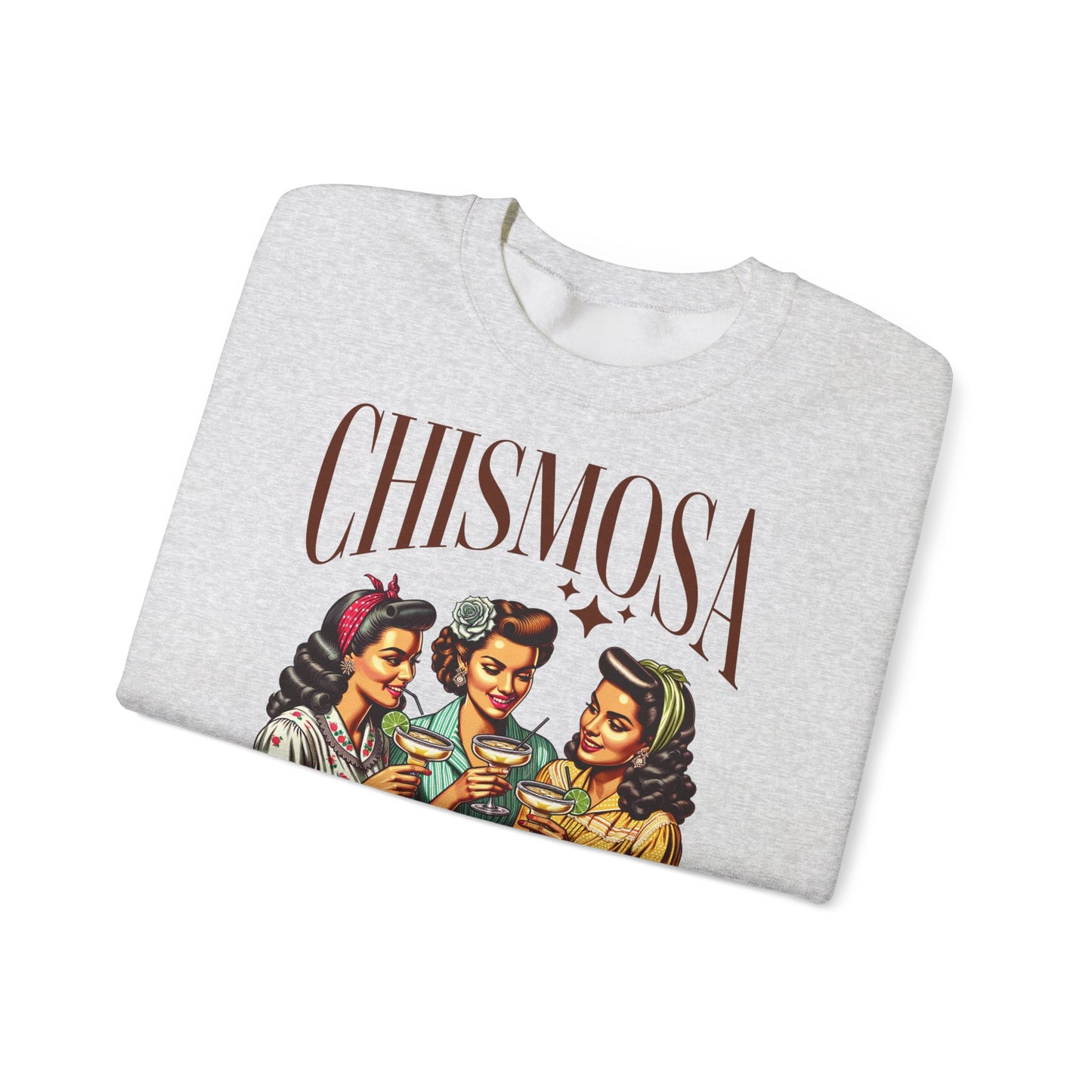 Chismosa Social Club sweatshirt | Retro women drinking cocktails crewneck