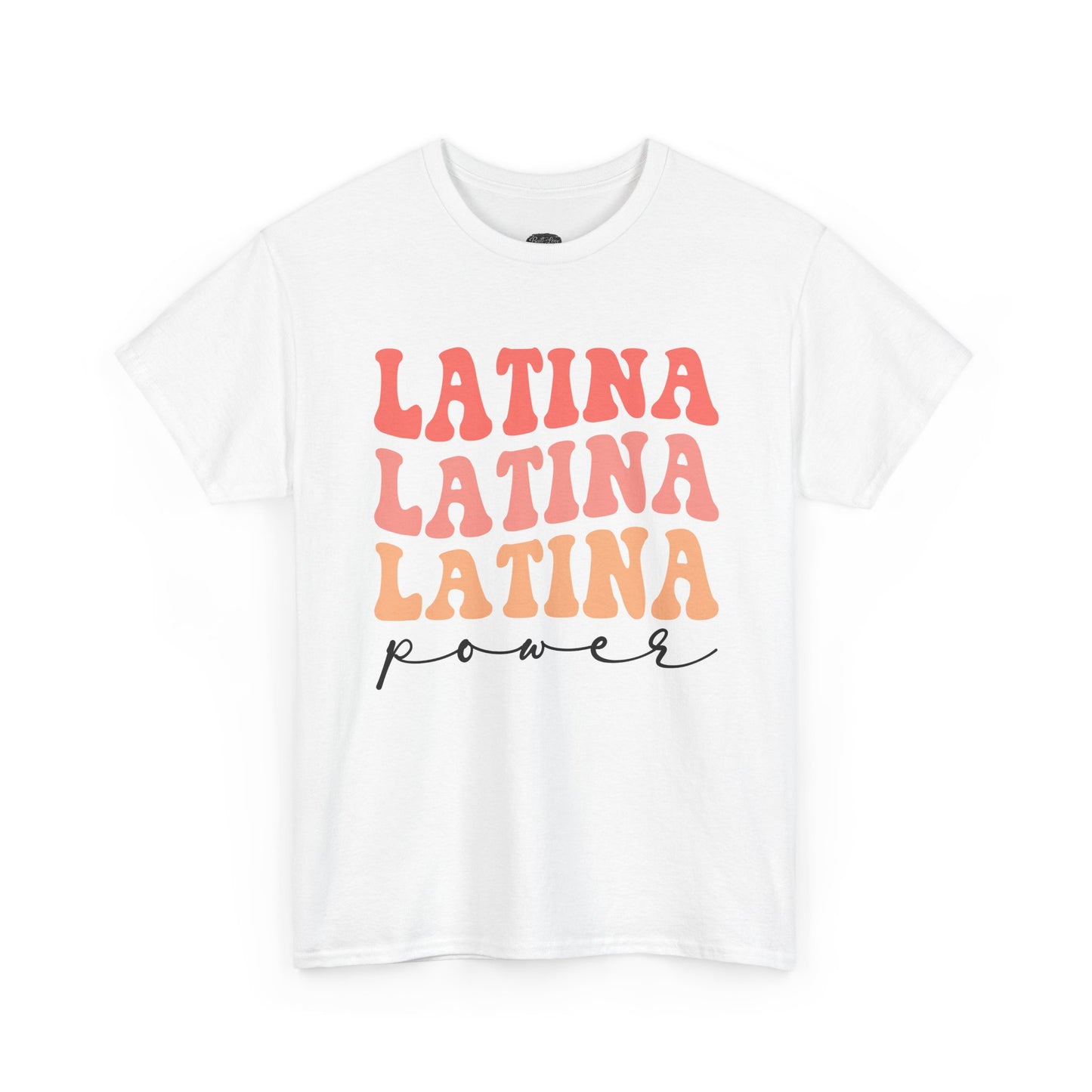 Latina Power tee | Latina Typography Shirt, Retro Script Design