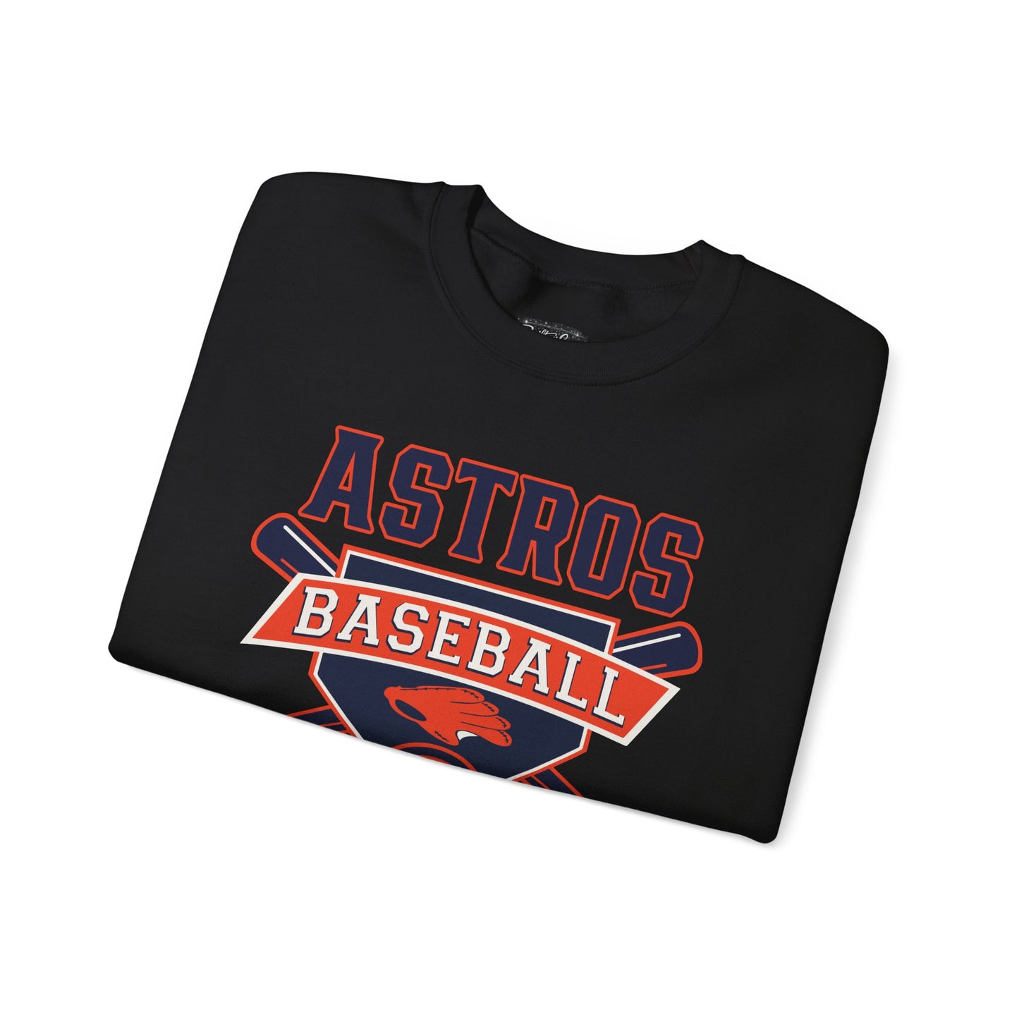 Astros Baseball Crewneck Sweatshirt | Baseball Team Logo Pullover
