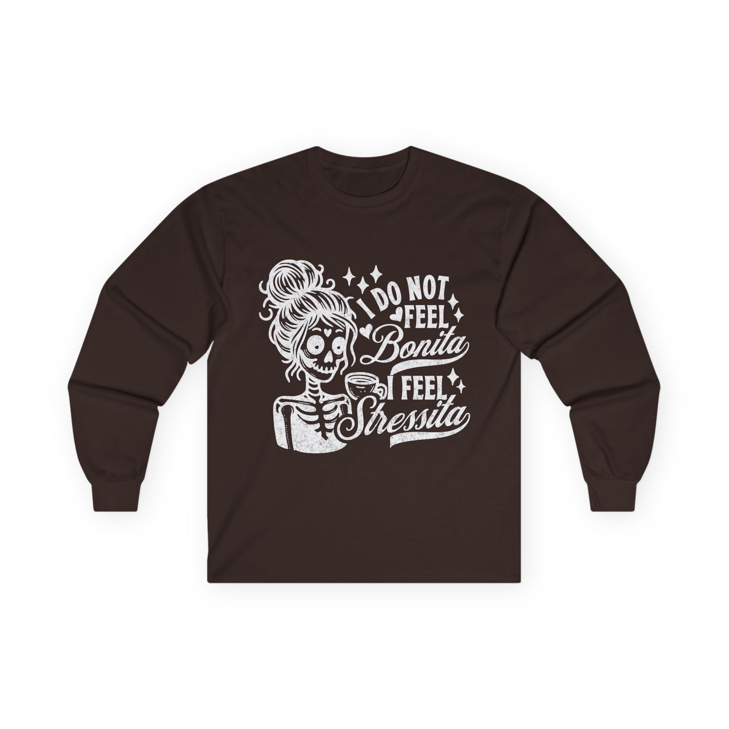 Day of the Dead Skeleton Tee | Long Sleeve Skull Floral Shirt