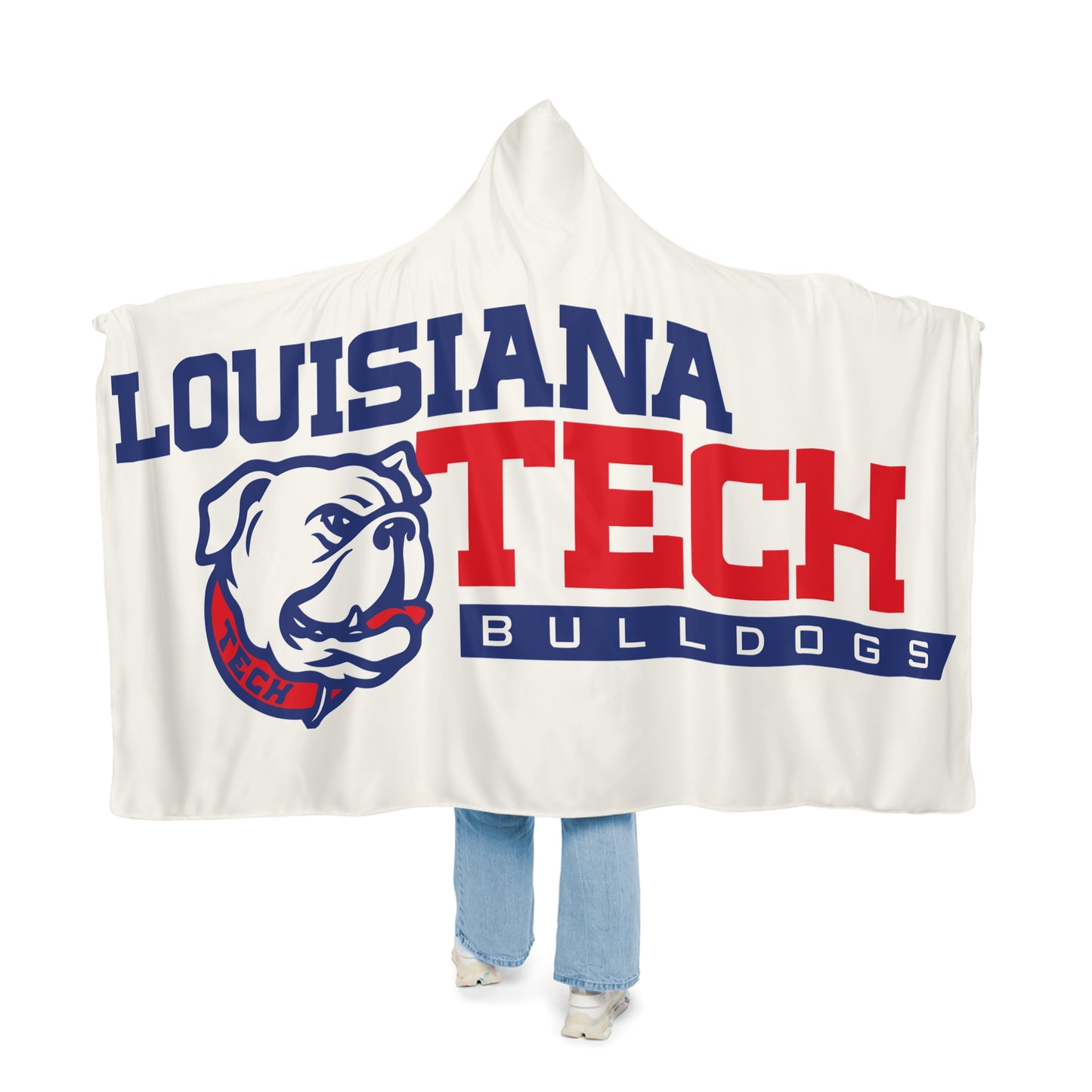 Louisiana Tech Bulldogs Blanket | College Team Hooded Throw