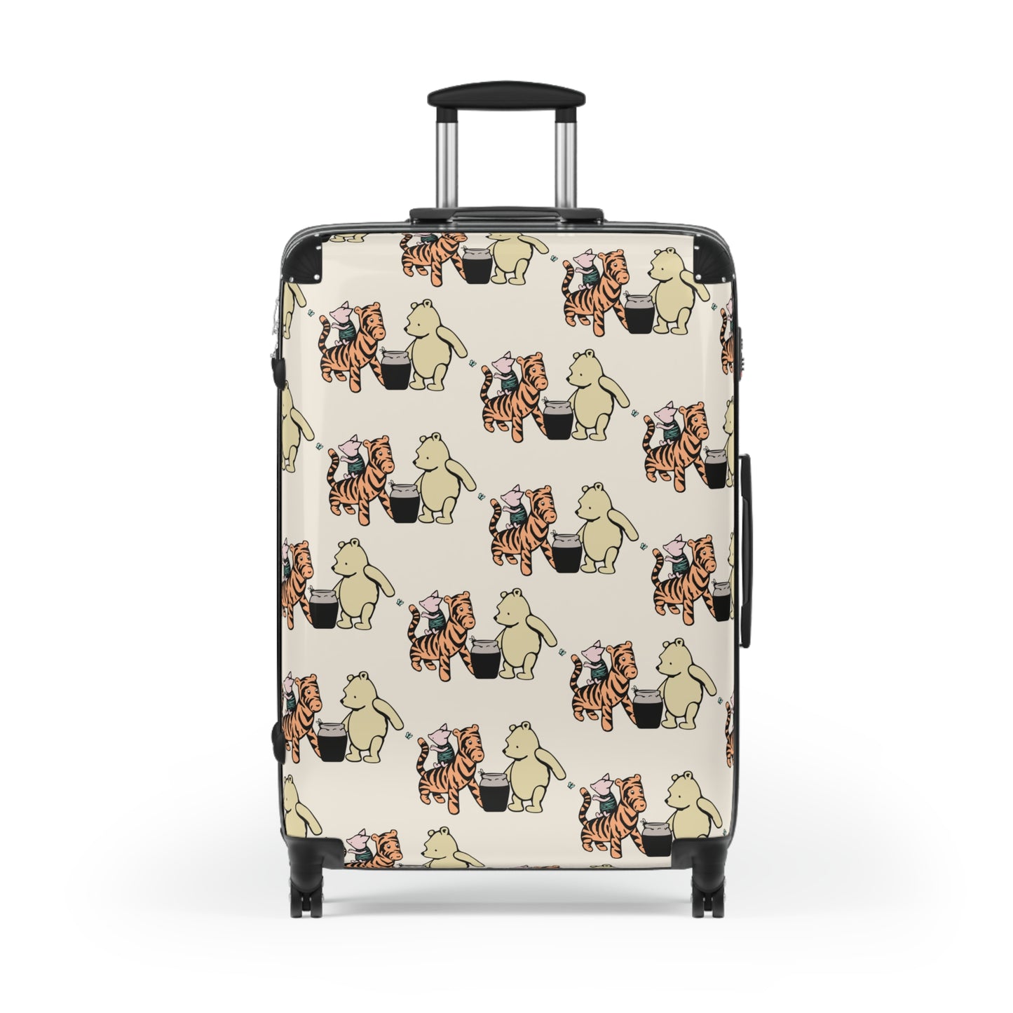 Bear and Tiger Pattern Suitcase | Cute Animal Luggage Cover