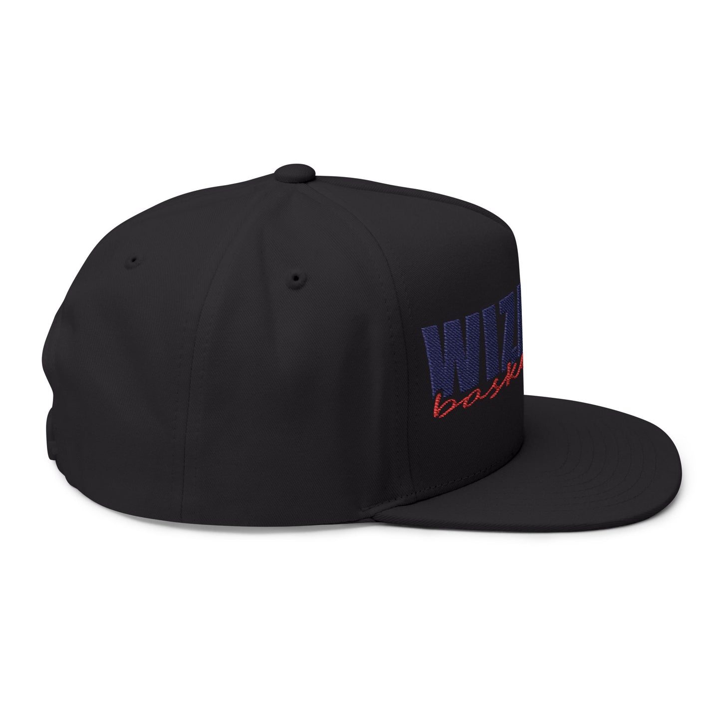 Wizards basketball Flat Bill Cap | Embroidered snapback