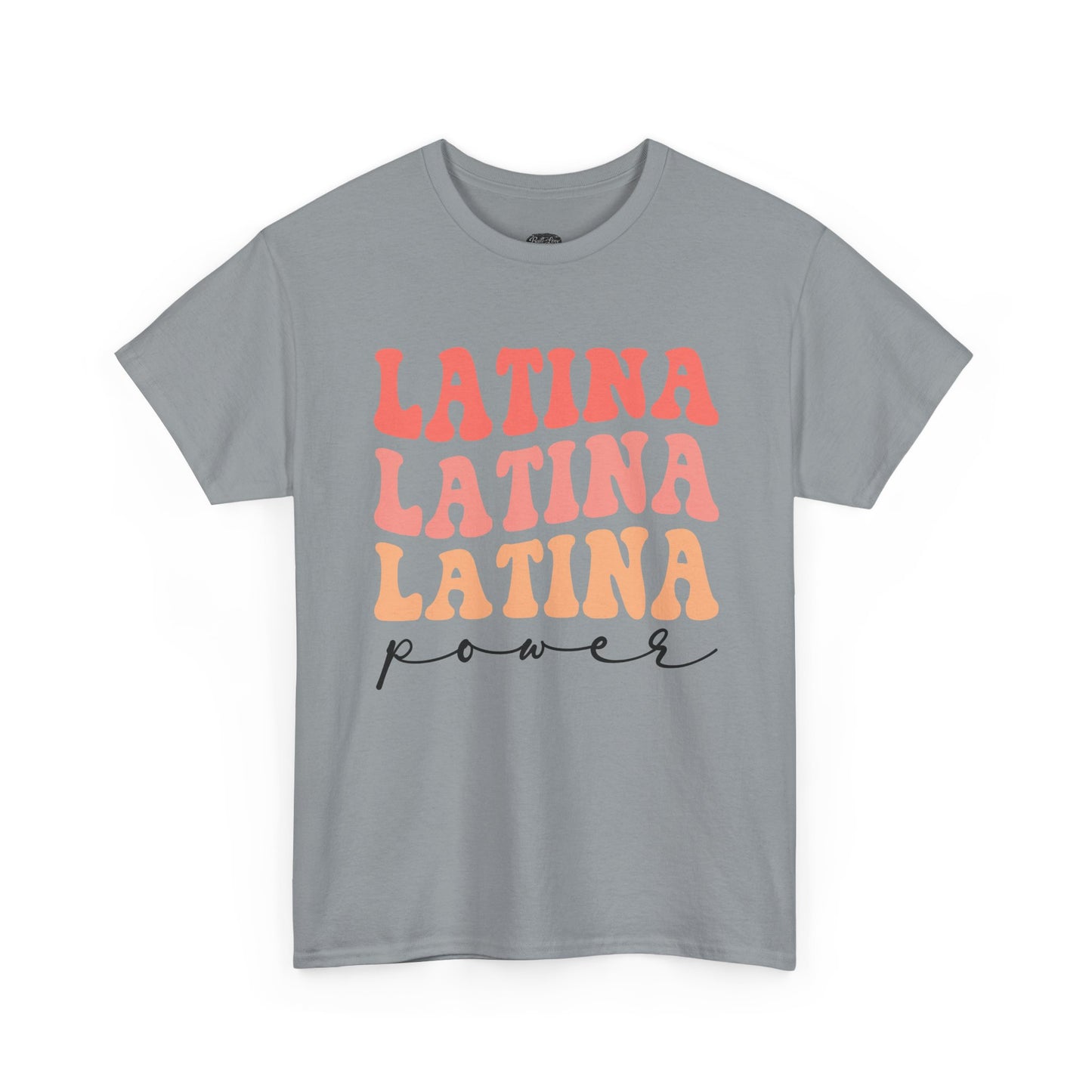 Latina Power tee | Latina Typography Shirt, Retro Script Design