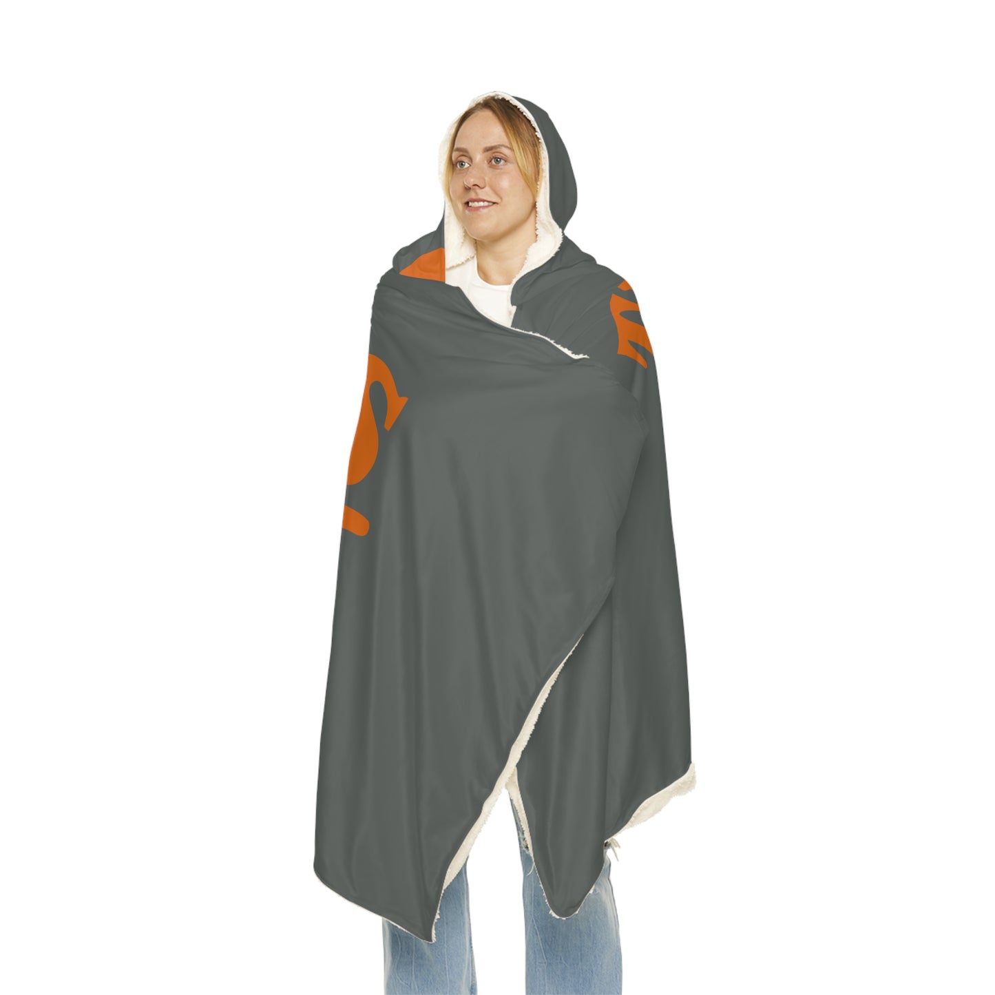 Texas Longhorn Head Snuggle Blanket | Hooded Throw, College Spirit