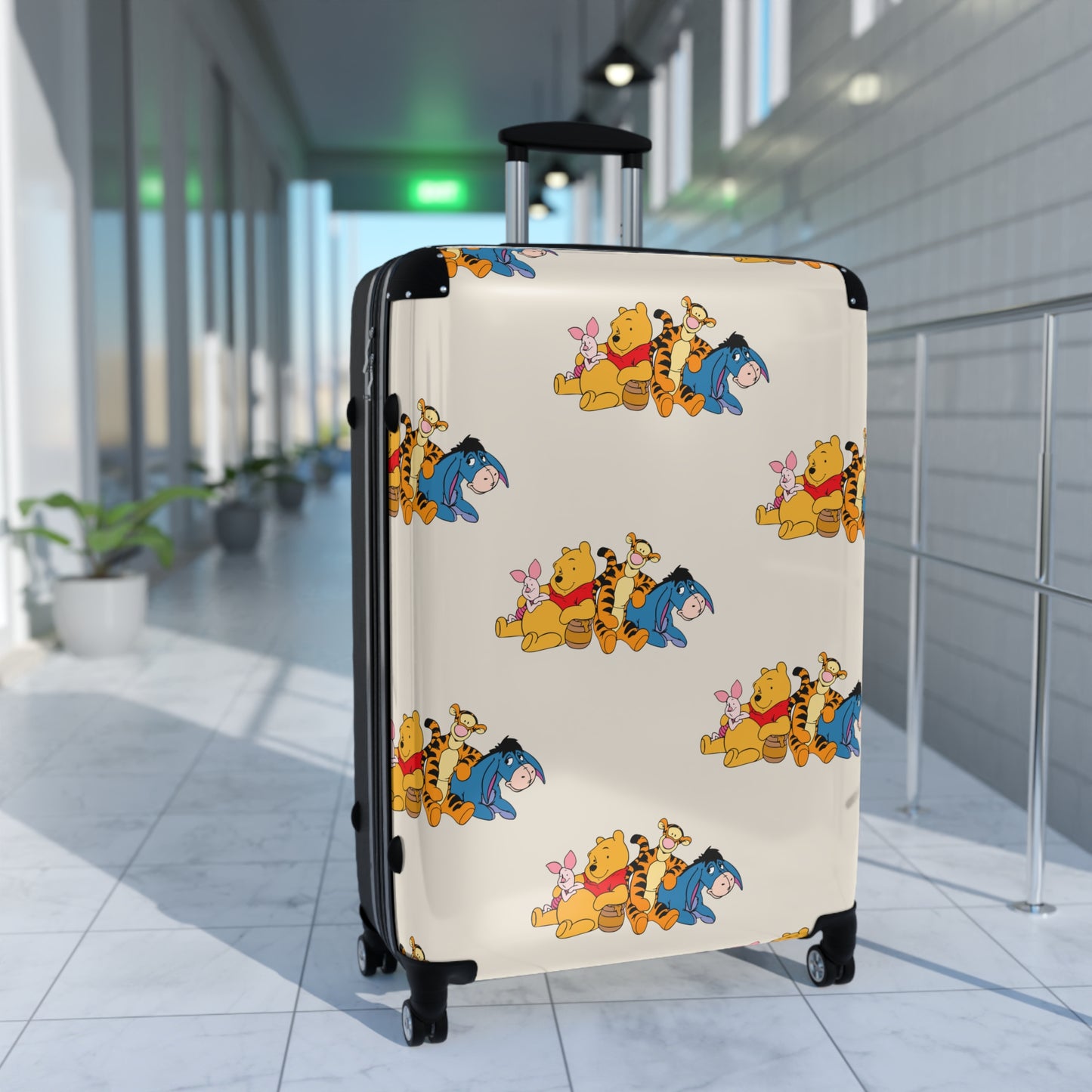 Winnie the Pooh Characters Suitcase | Pooh, Tigger, Piglet, Eeyore Luggage