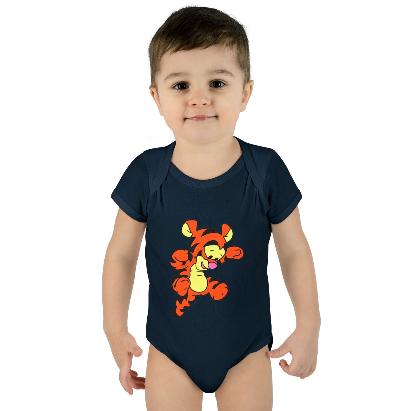 Cute Tiger Cub Infant Bodysuit | Cartoon Baby Tiger Onesie