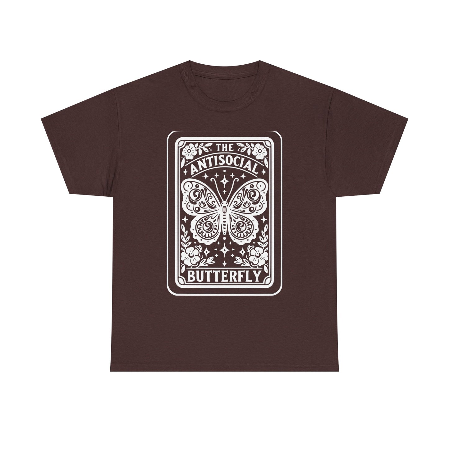 Antisocial Butterfly T-Shirt | Decorative Butterfly Illustration