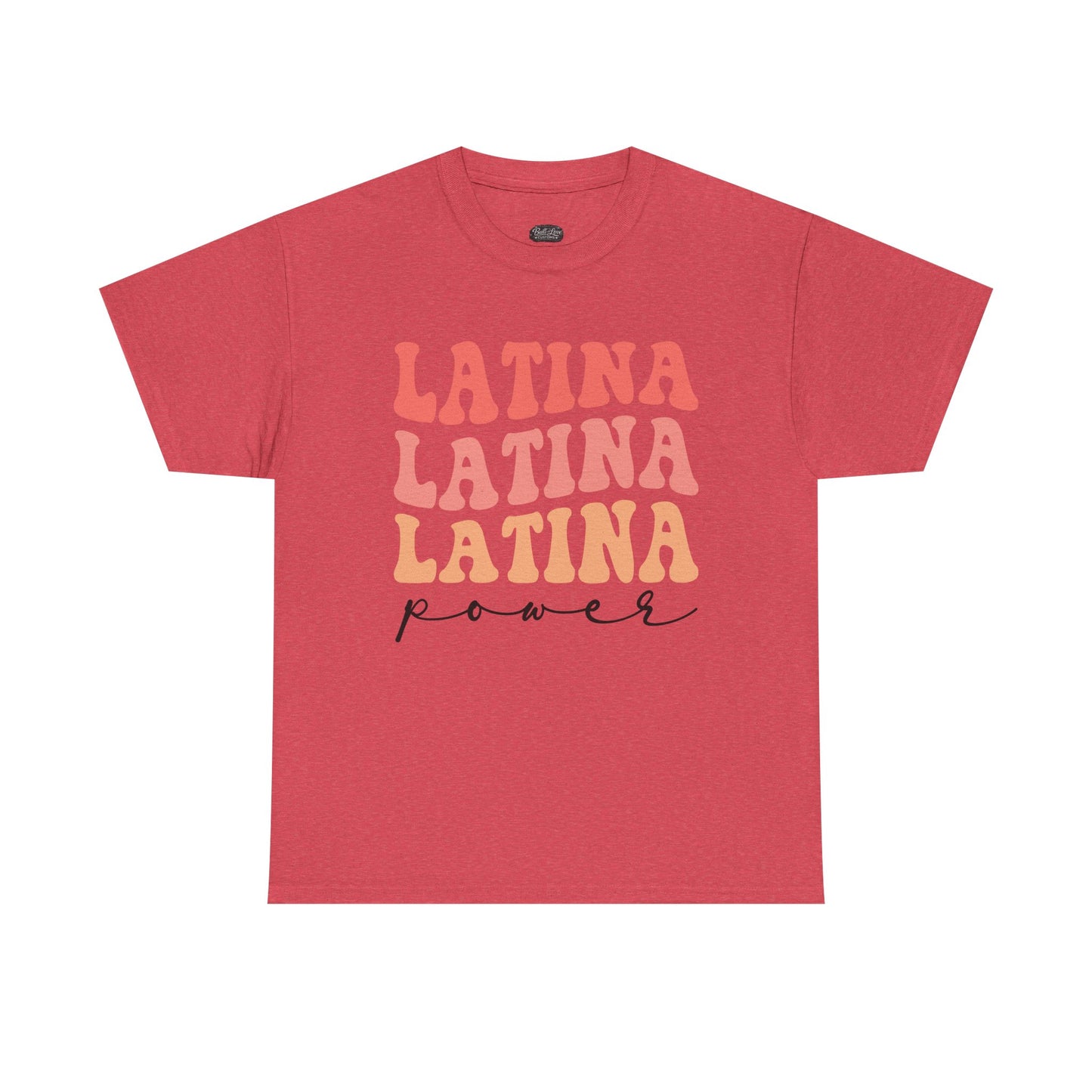 Latina Power tee | Latina Typography Shirt, Retro Script Design