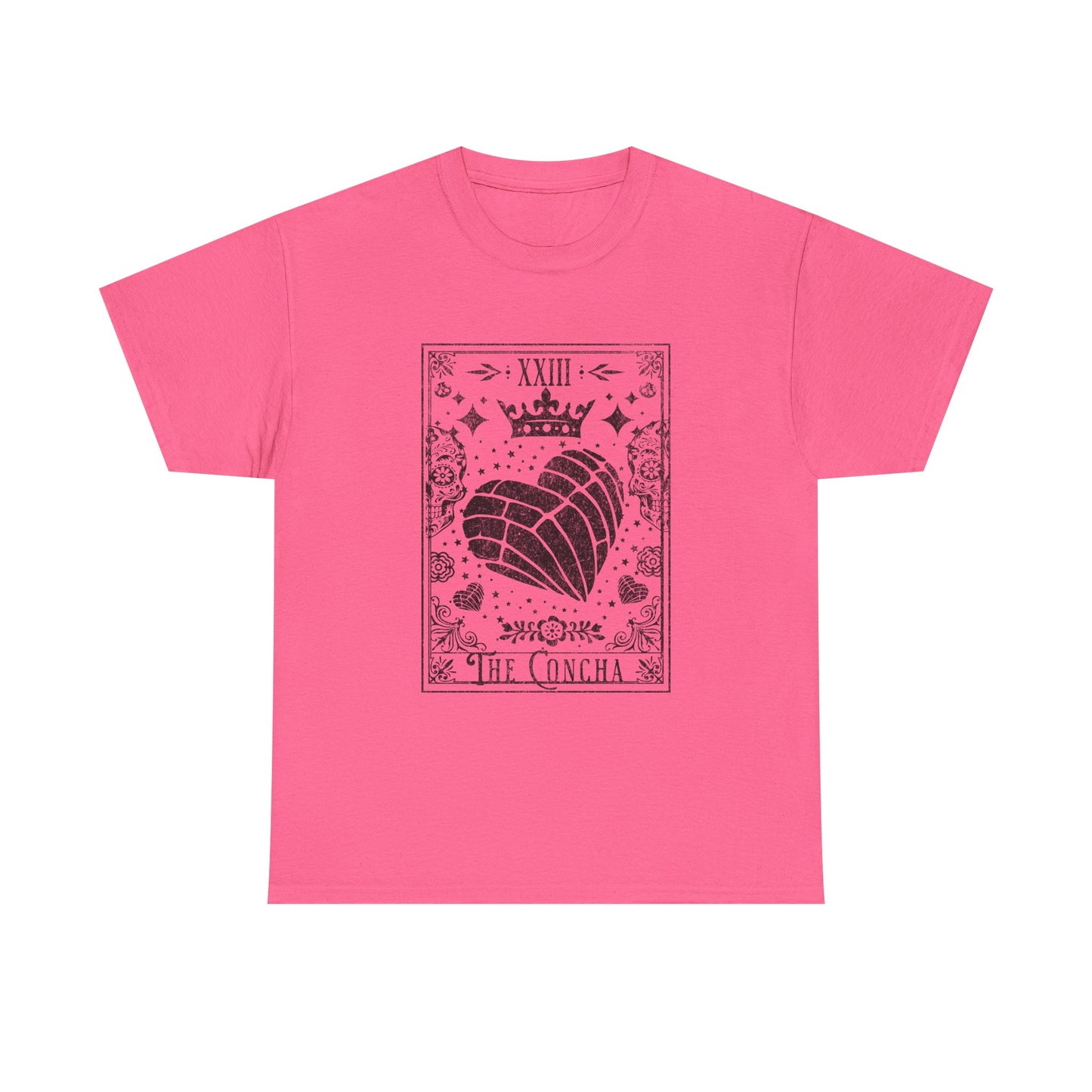 La Concha Tarot Card Tee | Shell Illustration, XIII Symbol, Occult Floral Design