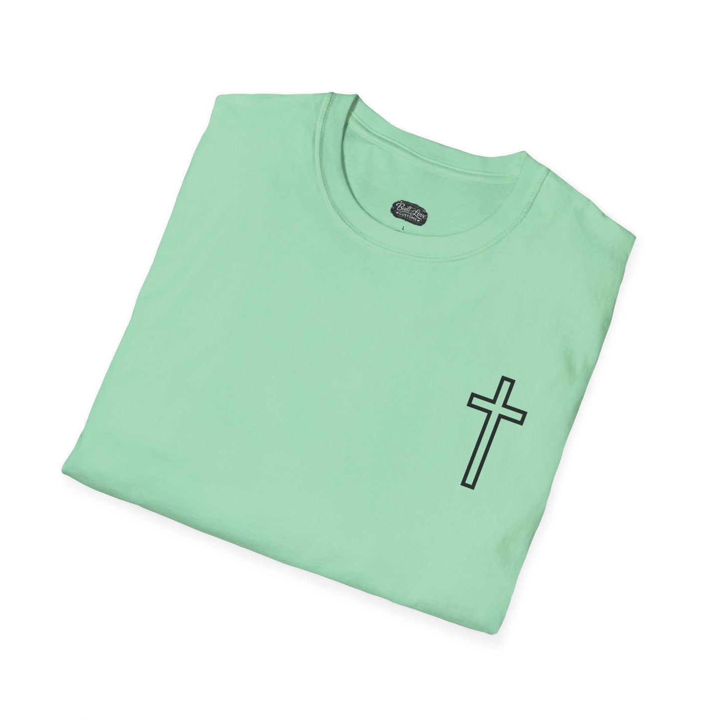 Blessed Who Stand T-Shirt — "Blessed is the woman who stood in faith through the storm" Christian Tee