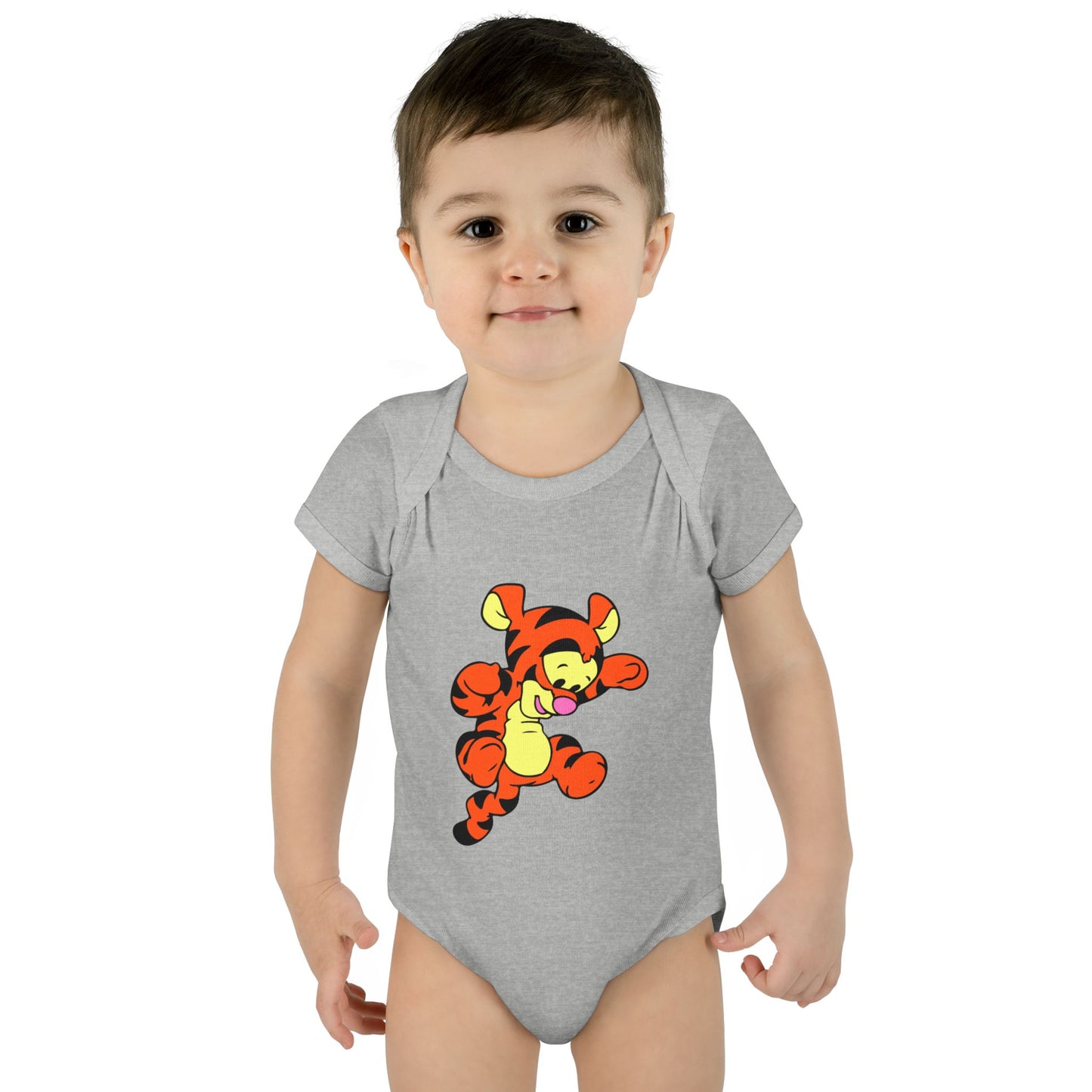 Cute Tiger Cub Infant Bodysuit | Cartoon Baby Tiger Onesie