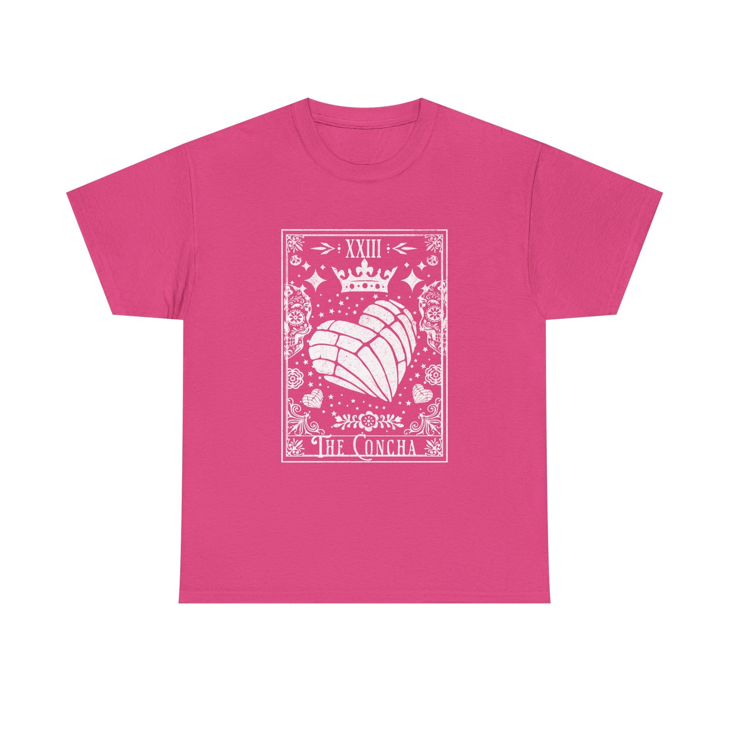 La Concha Tarot Card Tee | Shell Illustration, XIII Symbol, Occult Floral Design