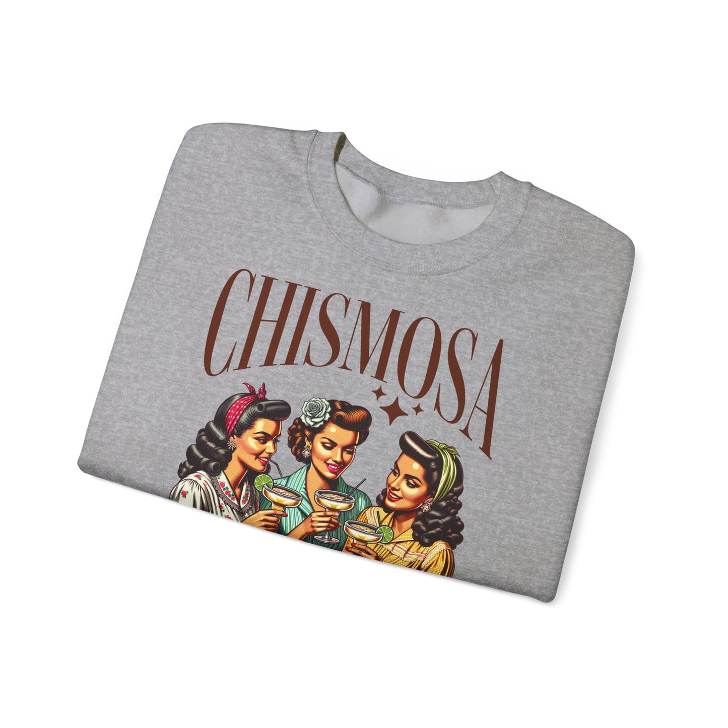 Chismosa Social Club sweatshirt | Retro women drinking cocktails crewneck